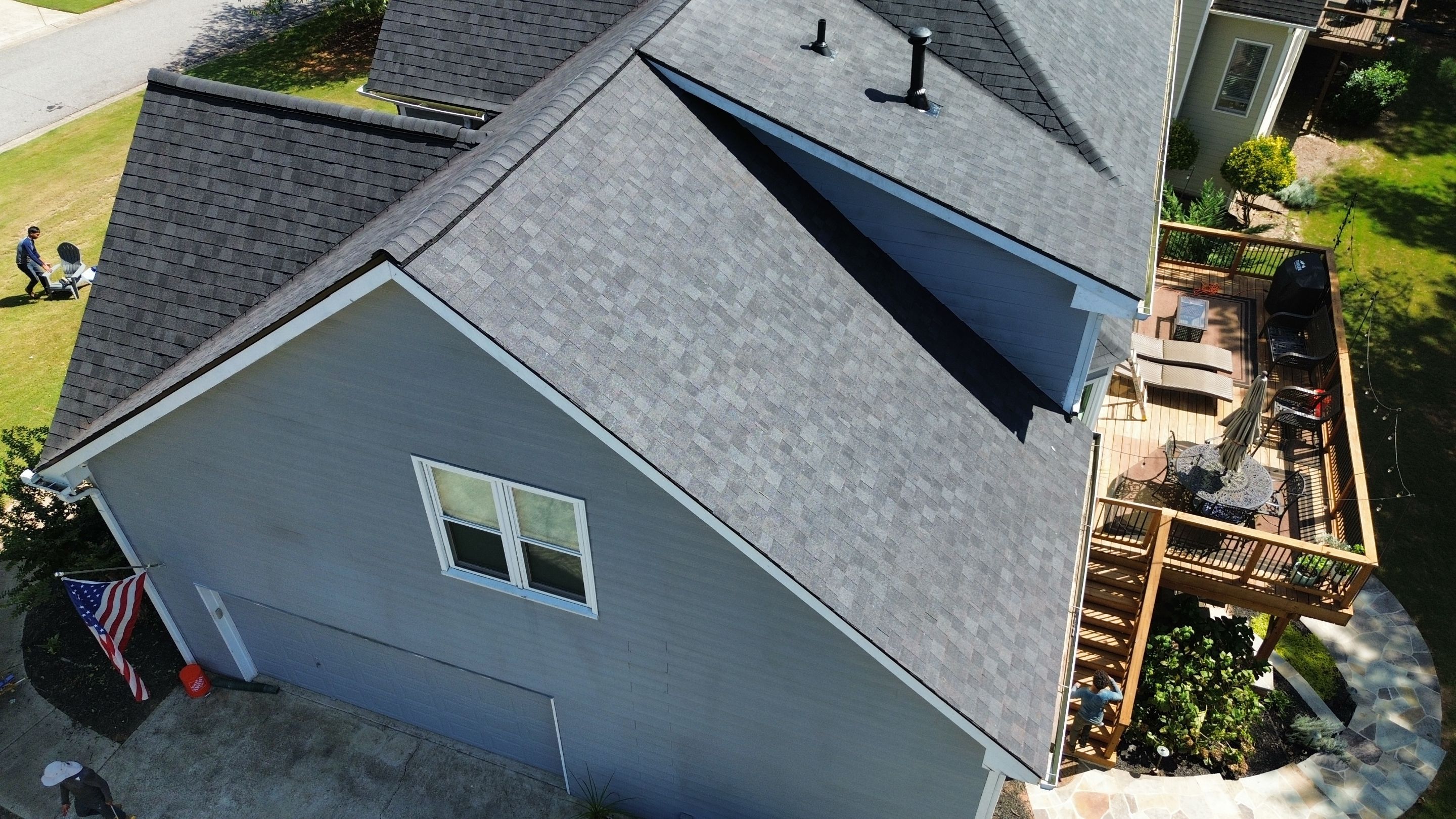 Cumming, GA Roof Replacement CertainTeed Landmark Charcoal Black by Reset Roofing