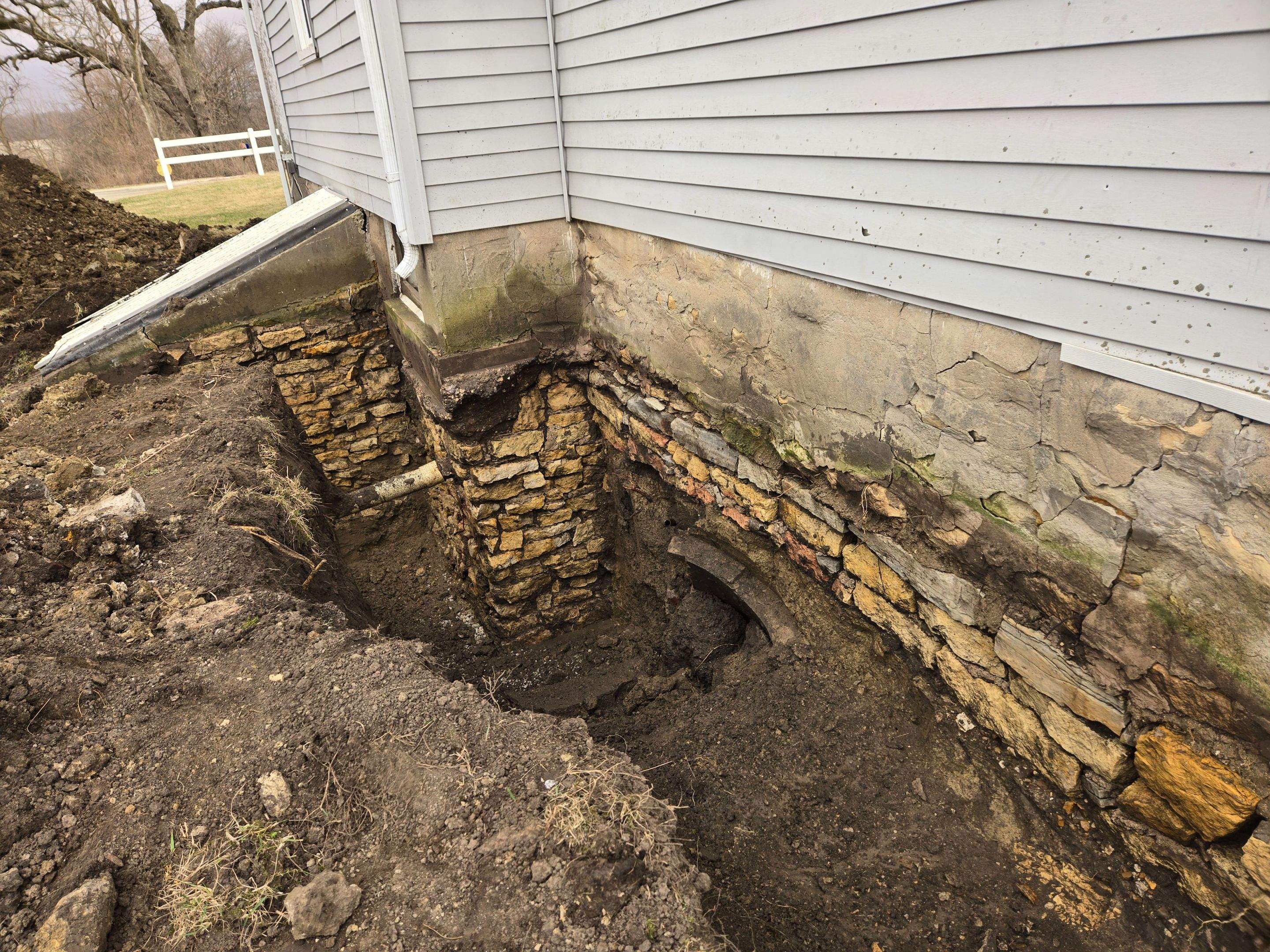 Full Limestone Foundation Restoration using sprayable geopolymer concrete by Allied Water Services