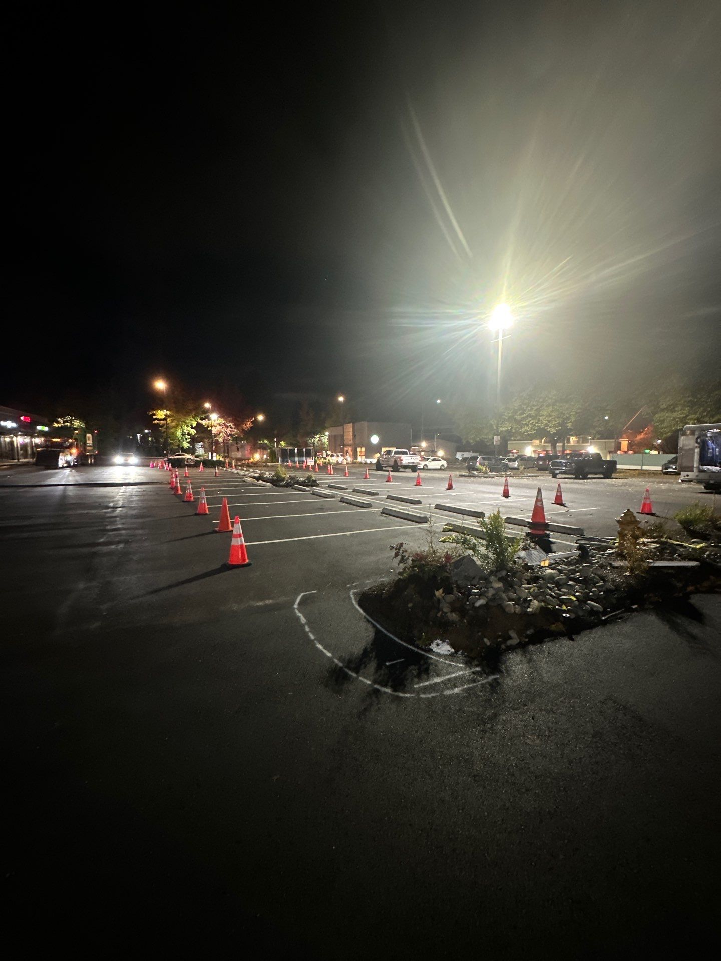 Colliers - Woodinville New Asphalt Parking Lot by Jireh Asphalt & Concrete Inc 