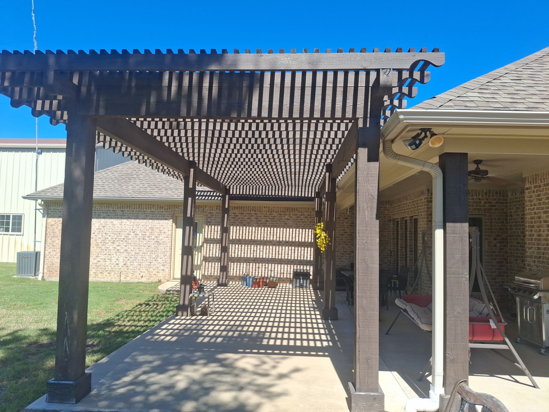 A Canton, TX Fresh Exterior Update & Pergola Refresh by Quality Coats Painting