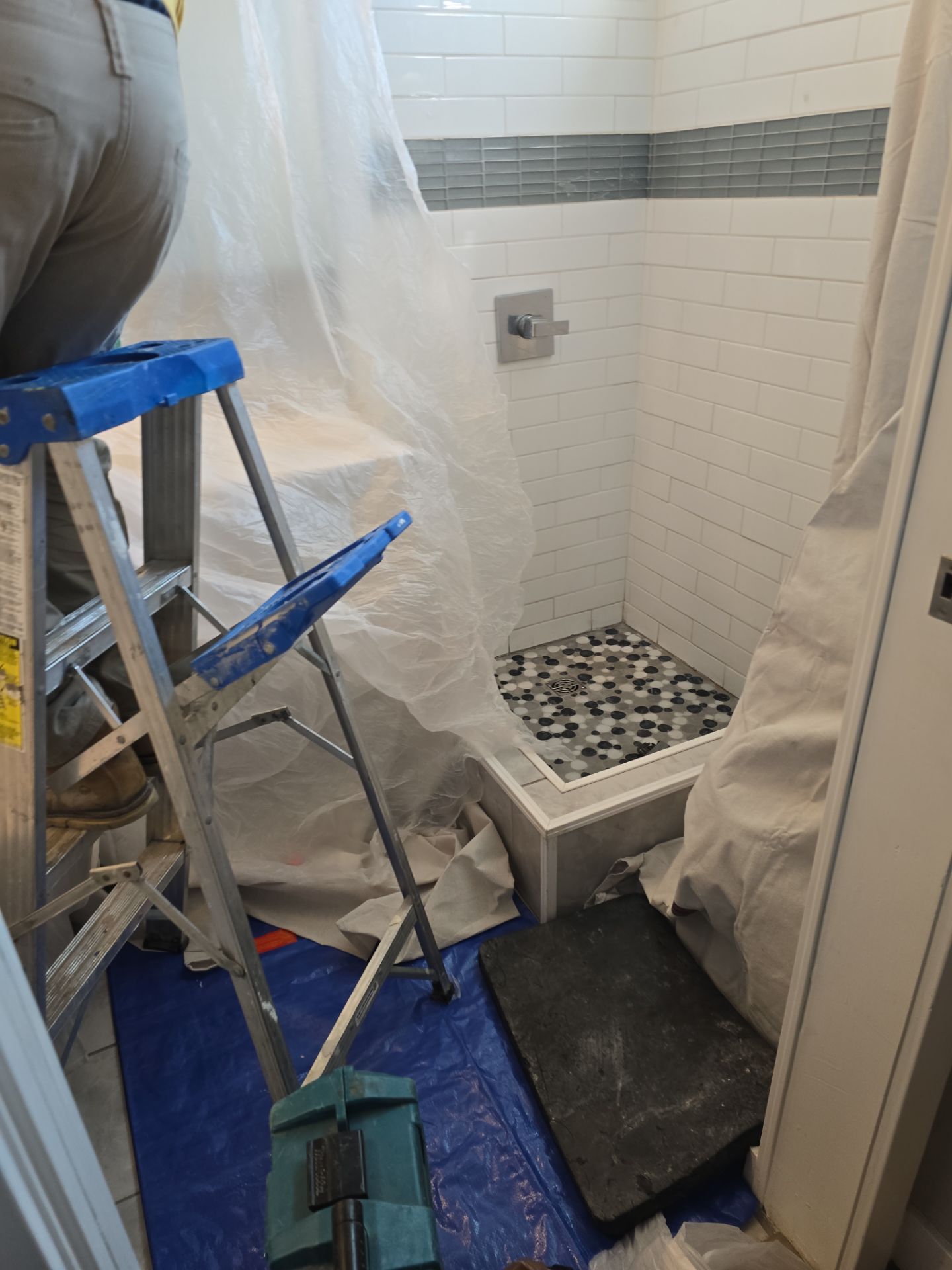 Piping and Draining for a Shower by Us Plumbing