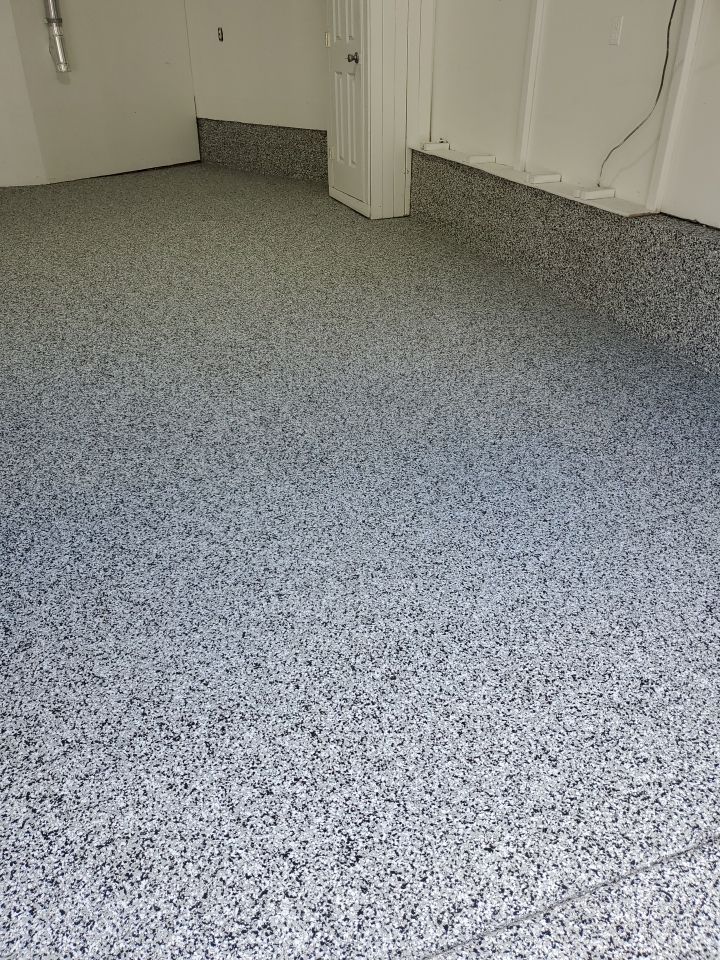 Garage Floor Coating using Penntek in Domino by Spectrum Painting, LLC