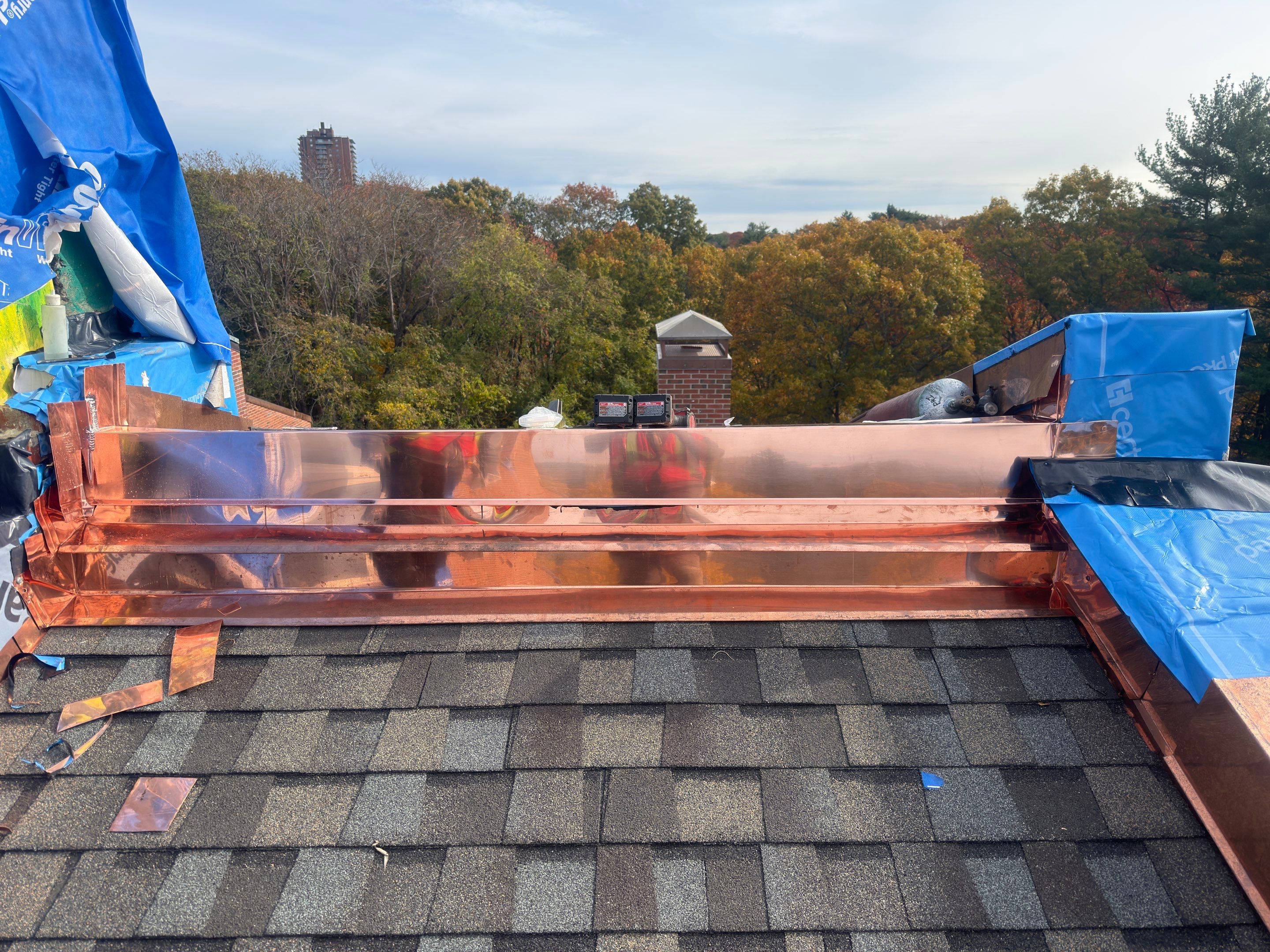 Copper Work - Cabot Estates Condos - Jamaica Plains, MA  by Rinaldi Roofing 