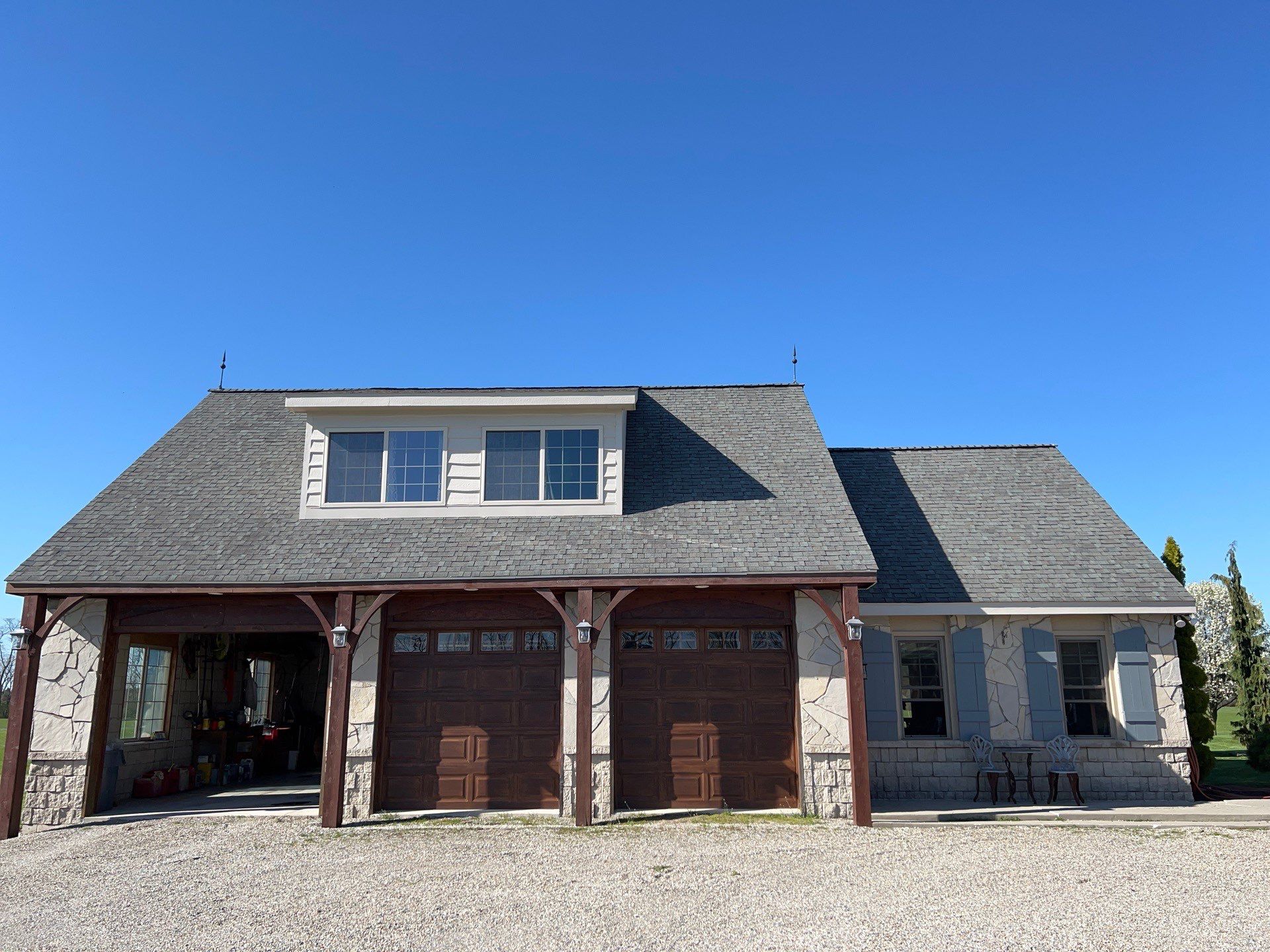 Burnished Slate Metal Shake Roof Installation – Bowling Green, OH by 4Ever Metal Roofing