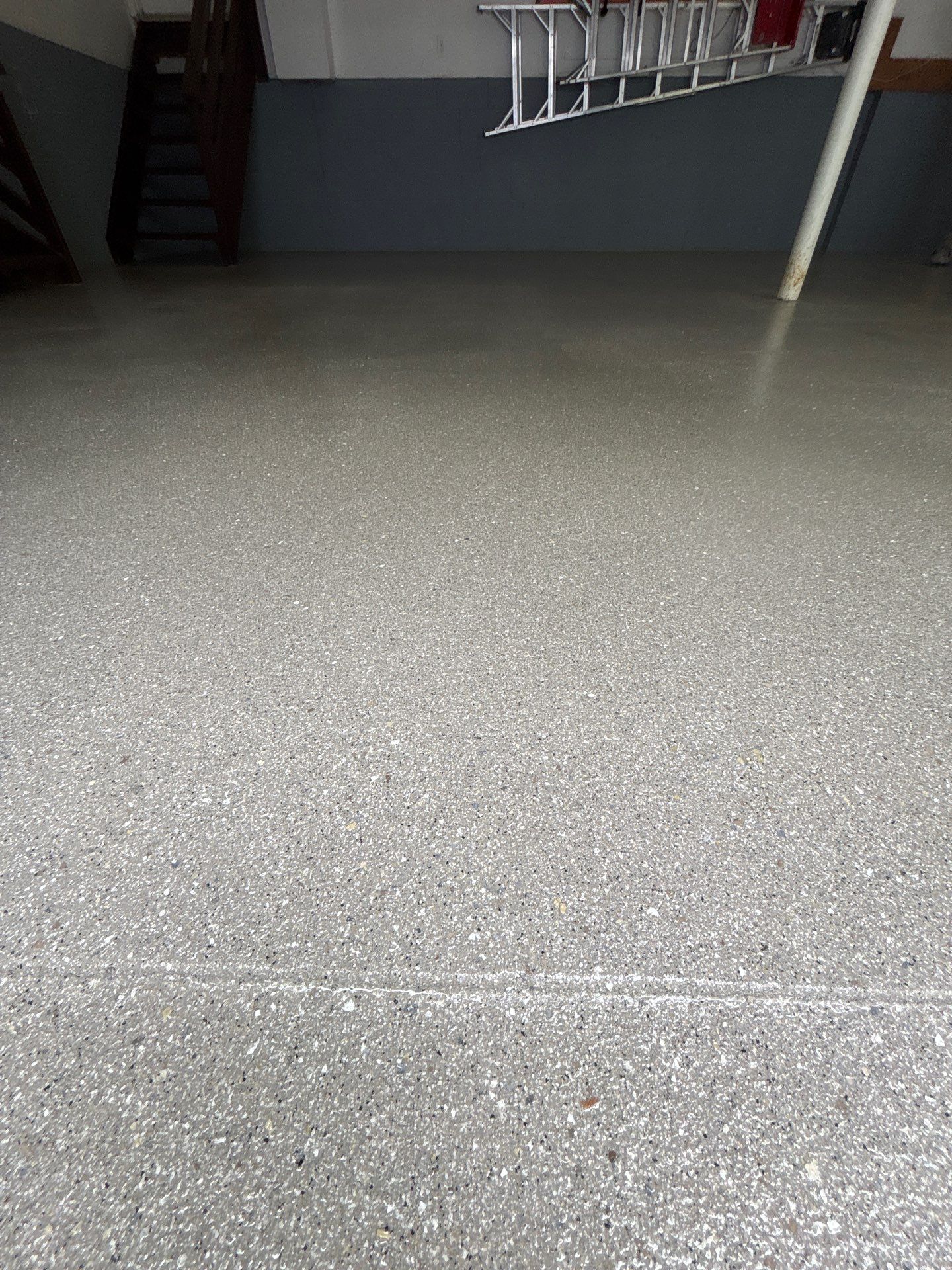 Travertine Polyurea Garage Floor Coating in Randolph, New Jersey by Spectrum Painting, LLC
