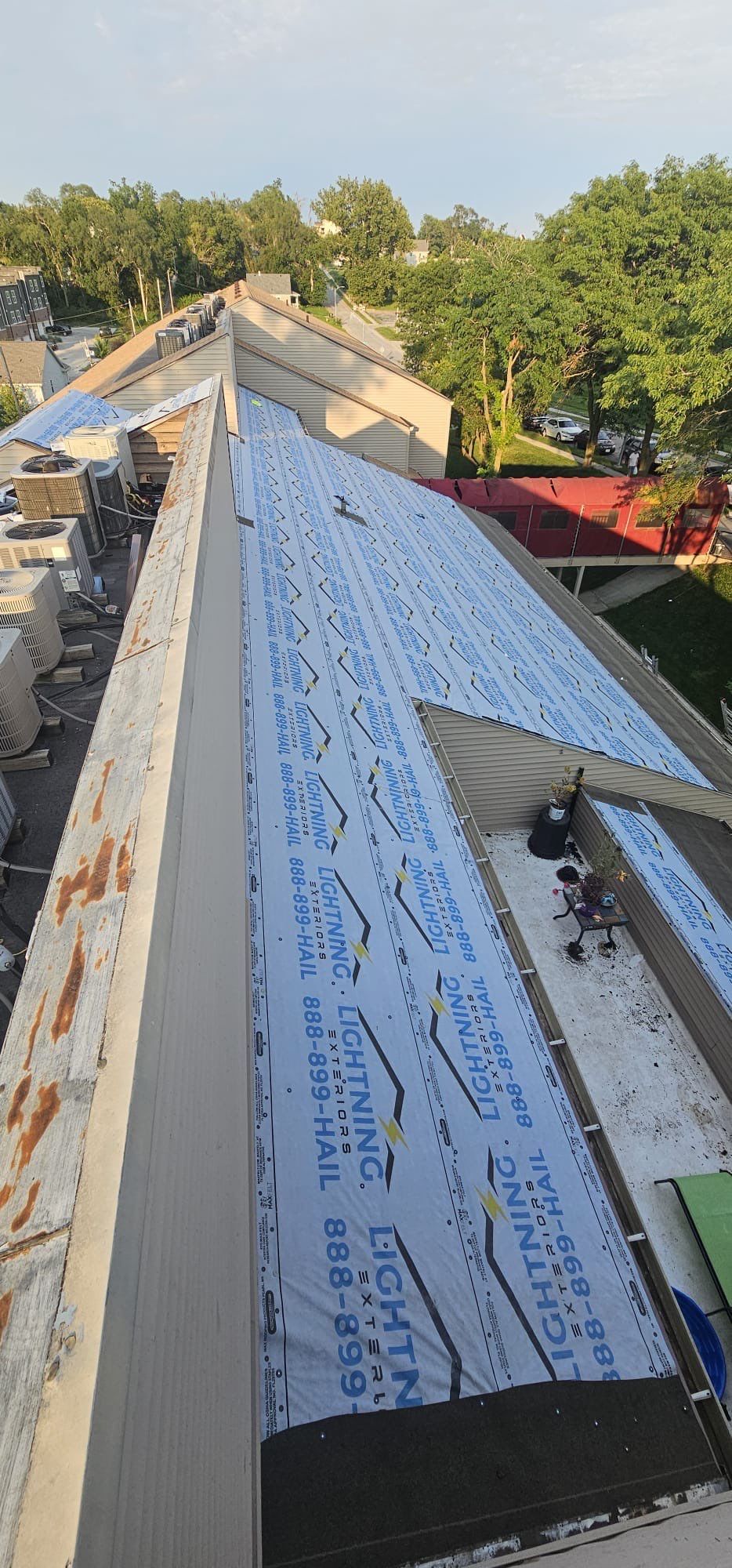 Lightning Commercial Restoration using Tamko Titan by Lightning Exteriors