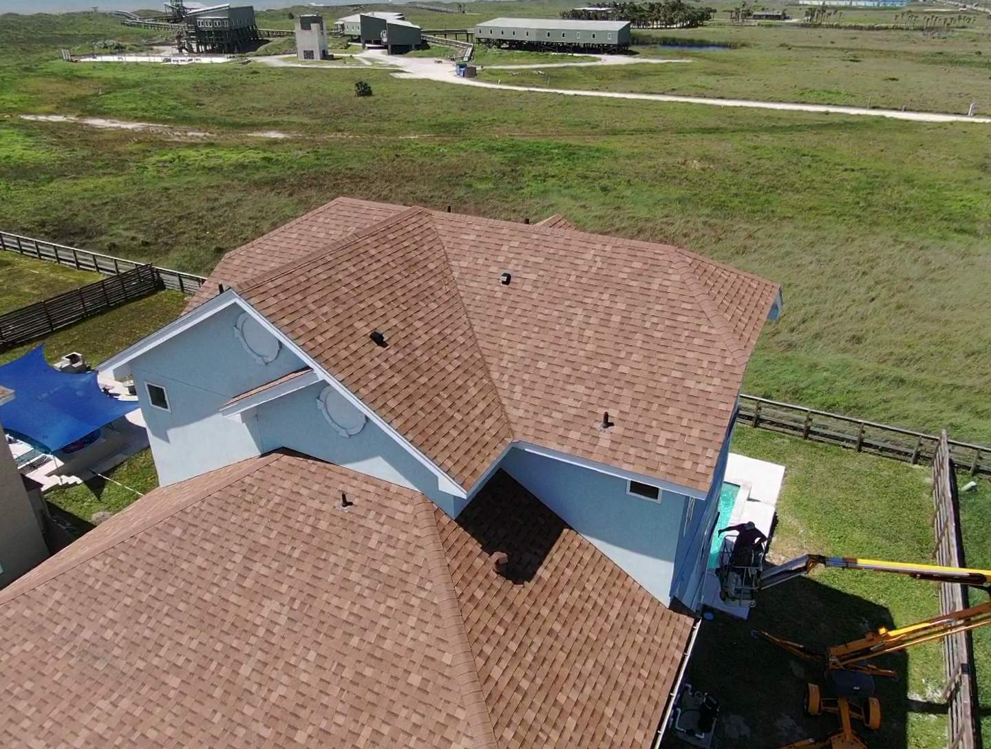 We Aint Scared of heights  by Bayfront Roofing and Construction