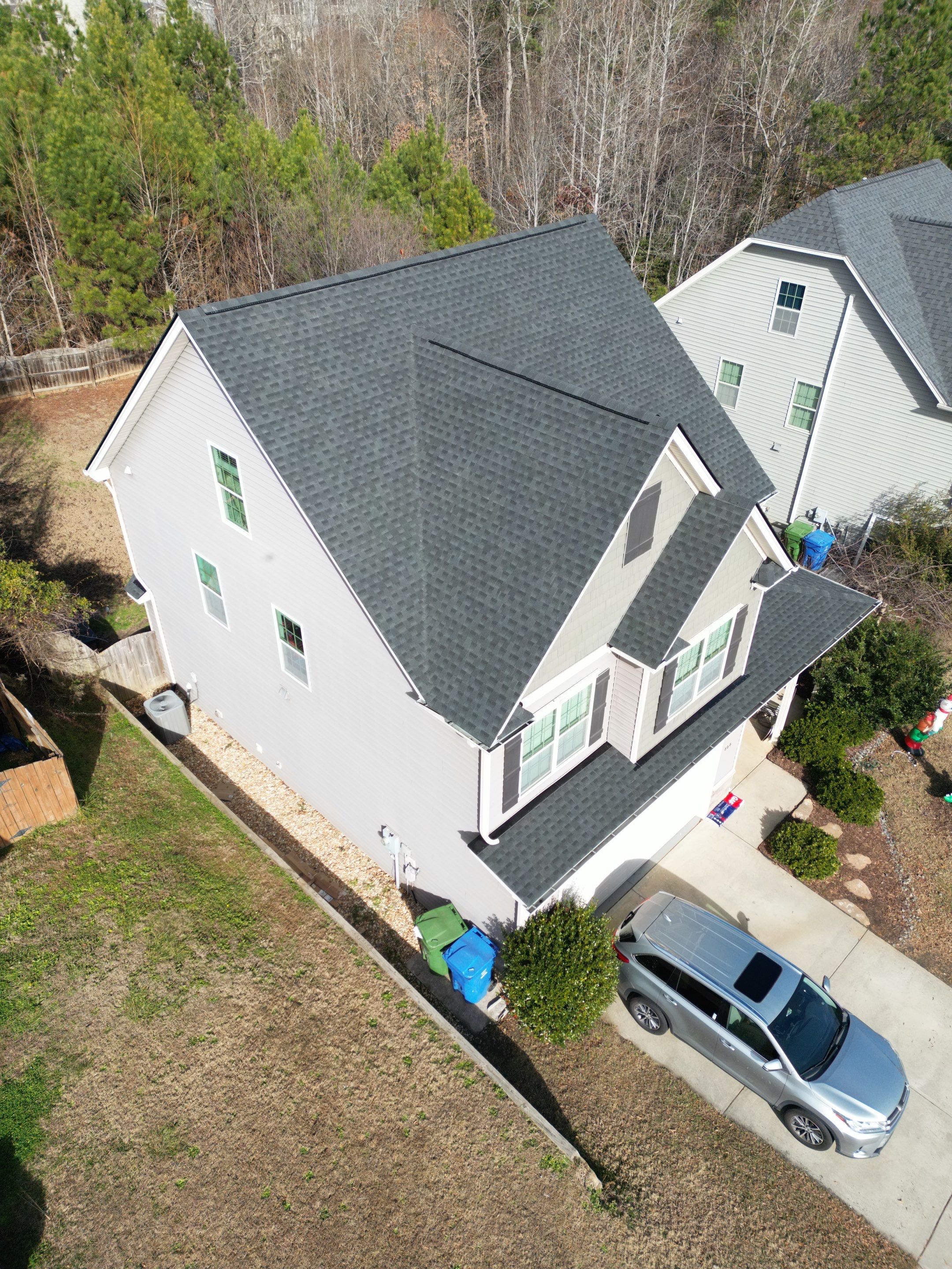 Project in Fuquay-Varina- GAF Timberline HDZ Charcoal by Pro Performance Roofing