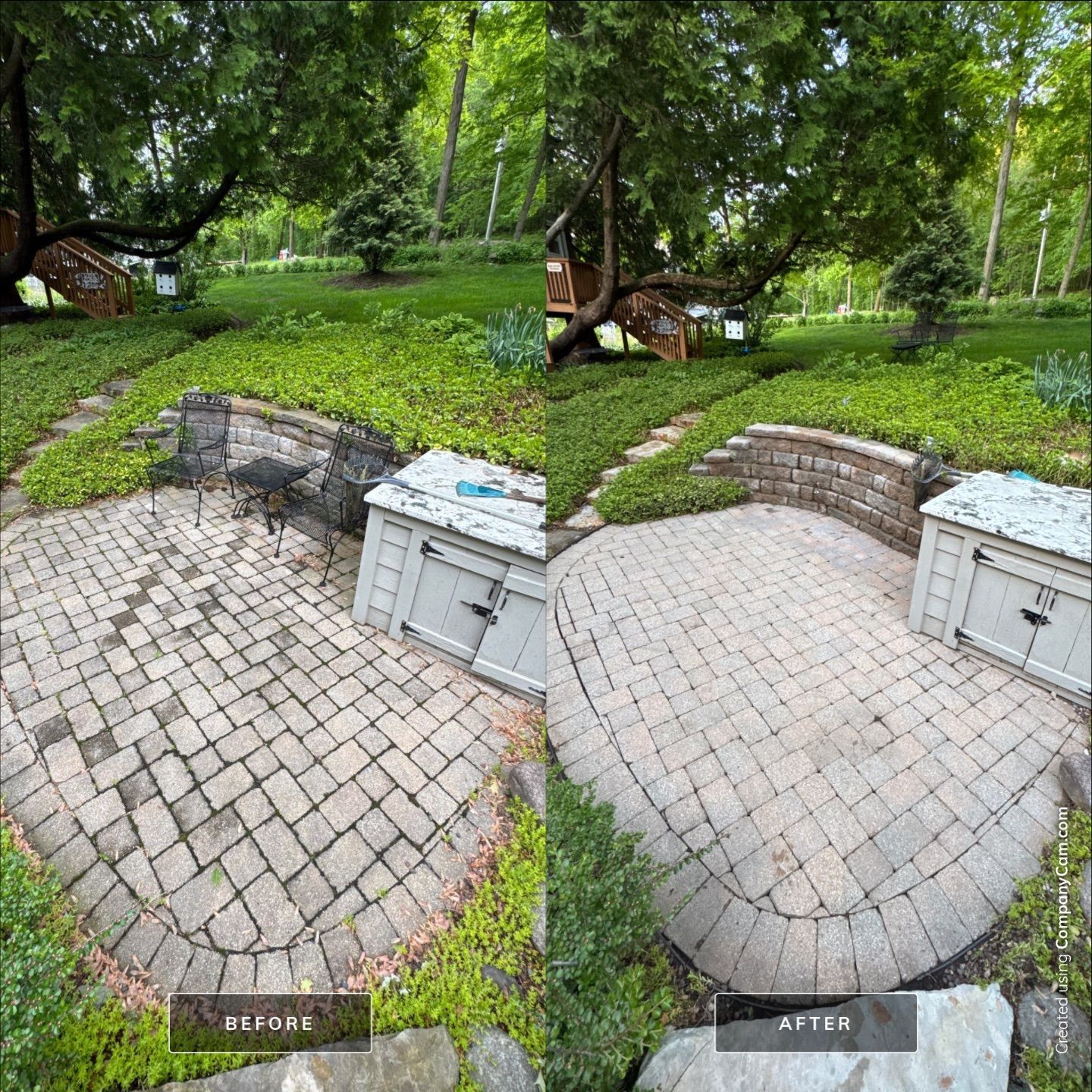 Project in Algonquin by Simmons Power & Soft Washing