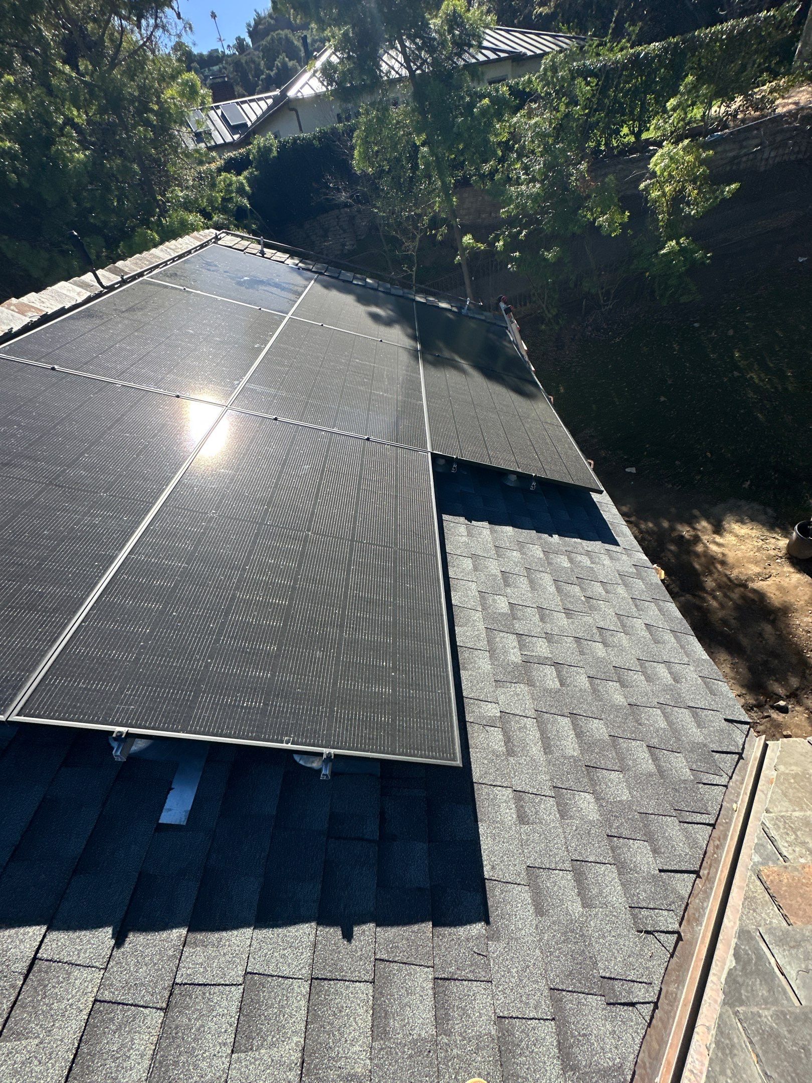 High-Efficiency Solar Panel Installation for New Construction in Los Angeles by AWS Solar