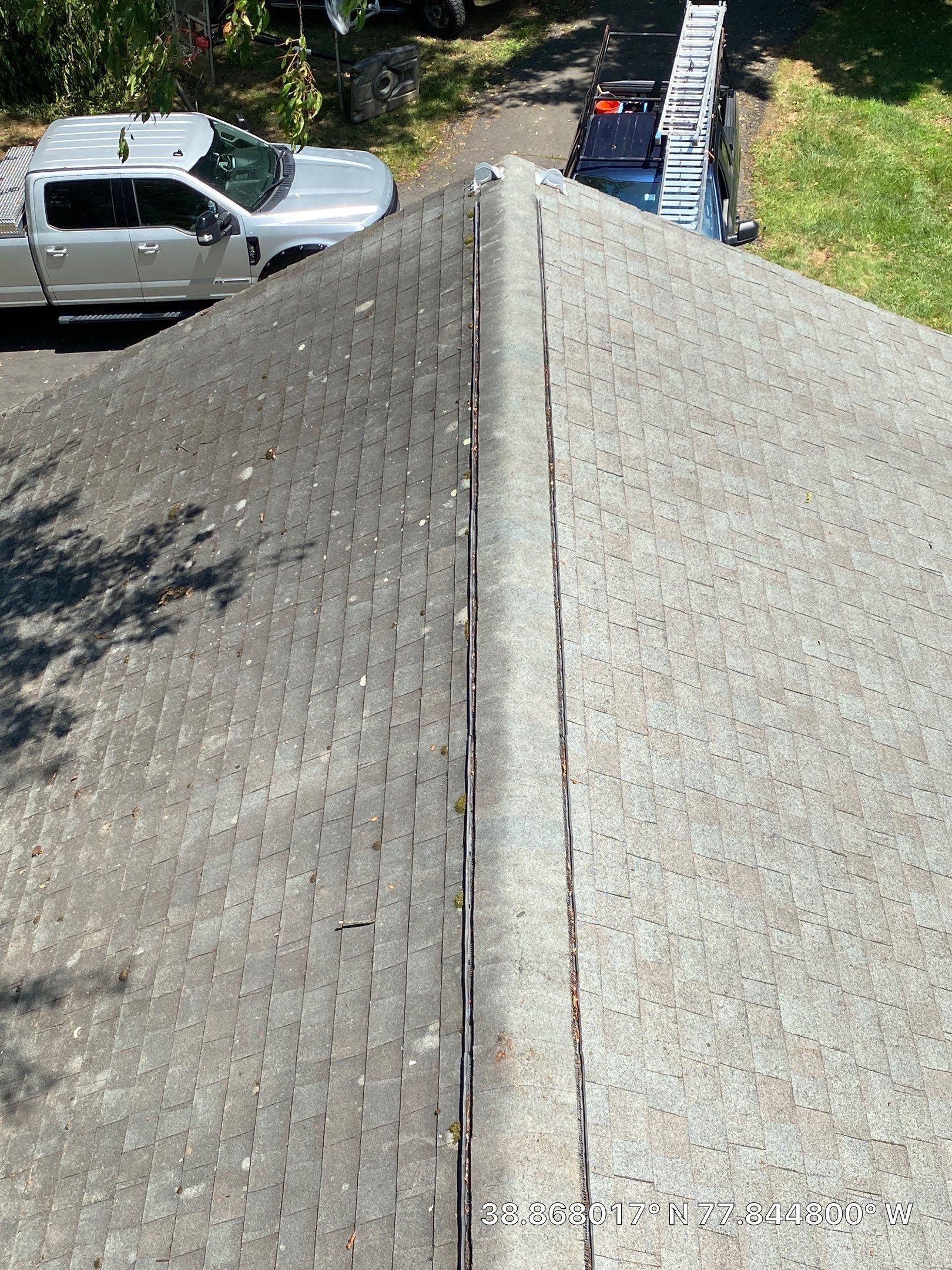 Marshall Roofing Project - Landmark Pro Max Def Pewterwood Designer Shingles by RM Banning, Inc.