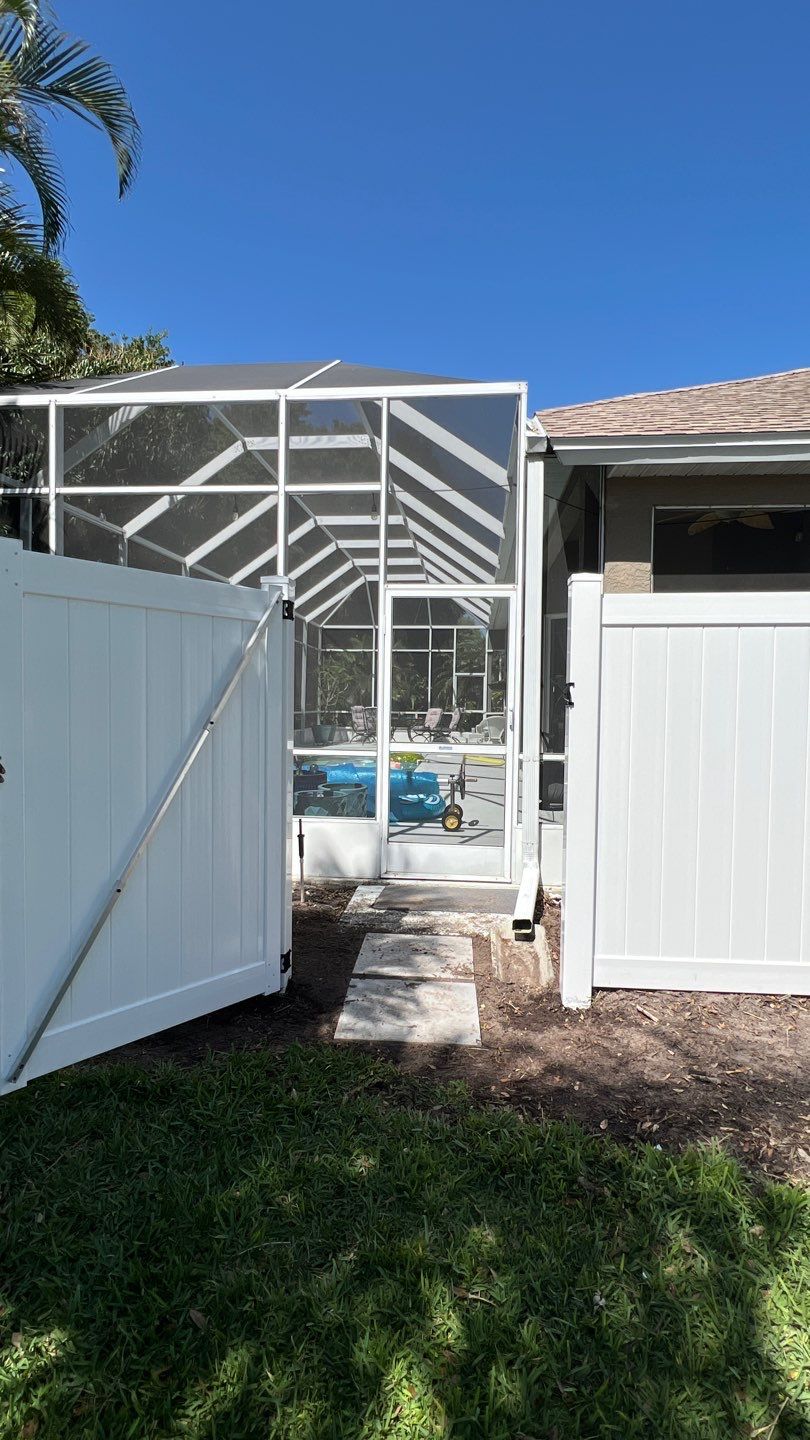 Bradenton, FL 6ft. Tall White Vinyl Privacy Fence by Asap fence and gates, LLC