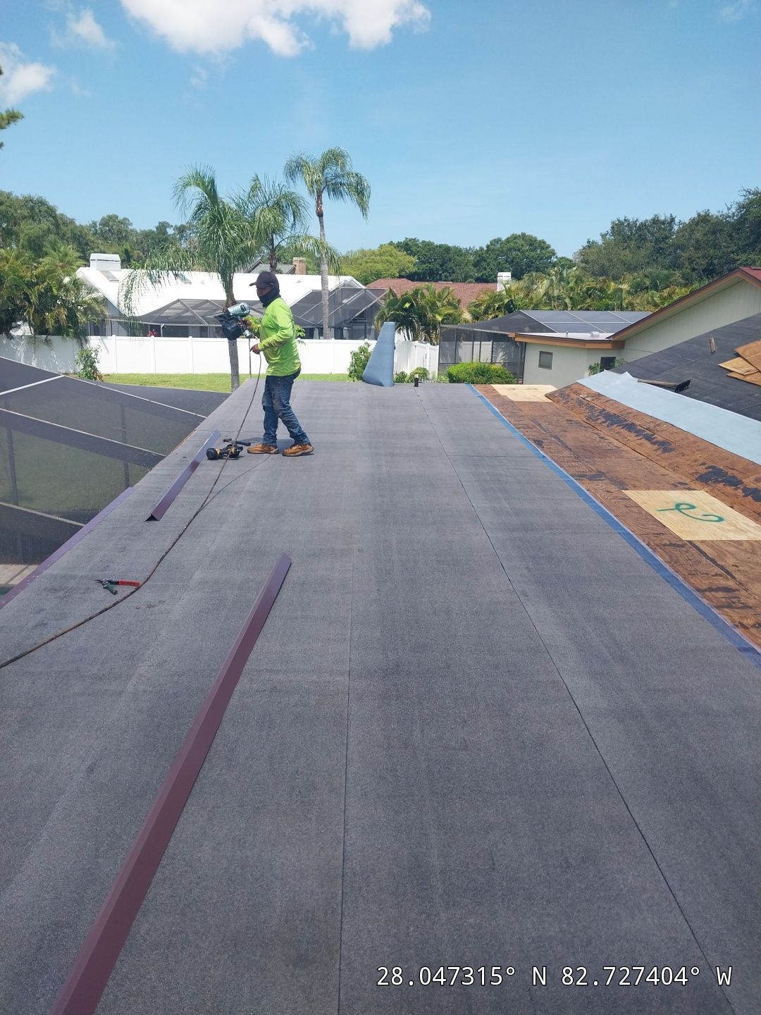 Project in Clearwater 33761 by Mitchell Roofing Company LLC