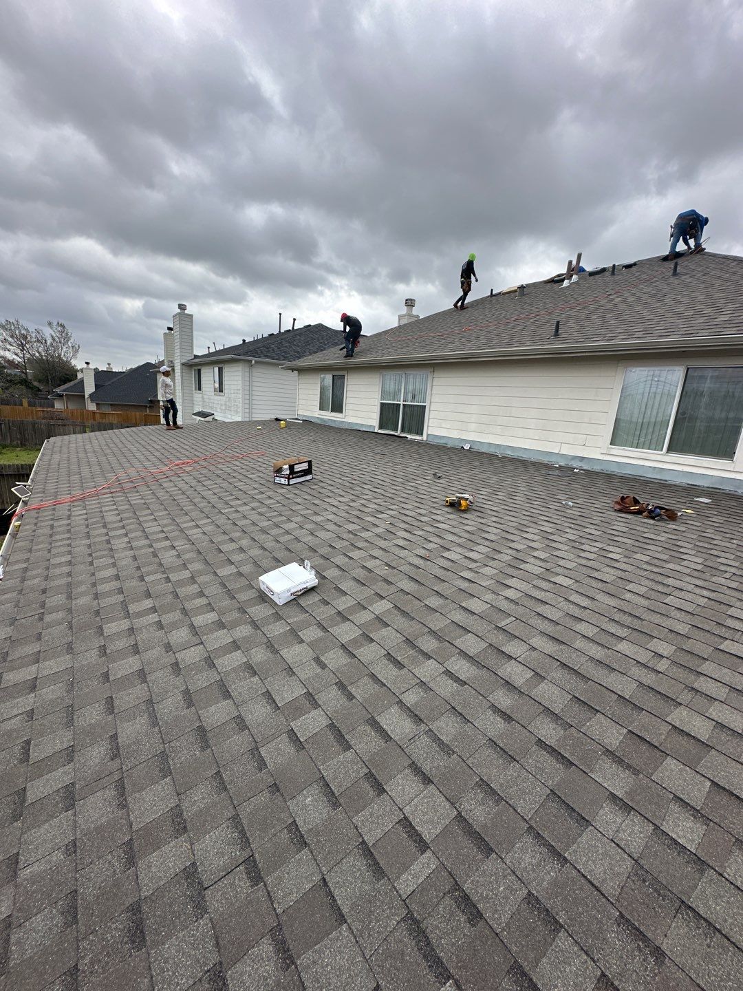 Residential Roofing Installation using Owen's Corning Duration (Lifetime) Shingles by Roof Repair Company