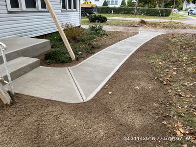 Broom Finish Walkway 