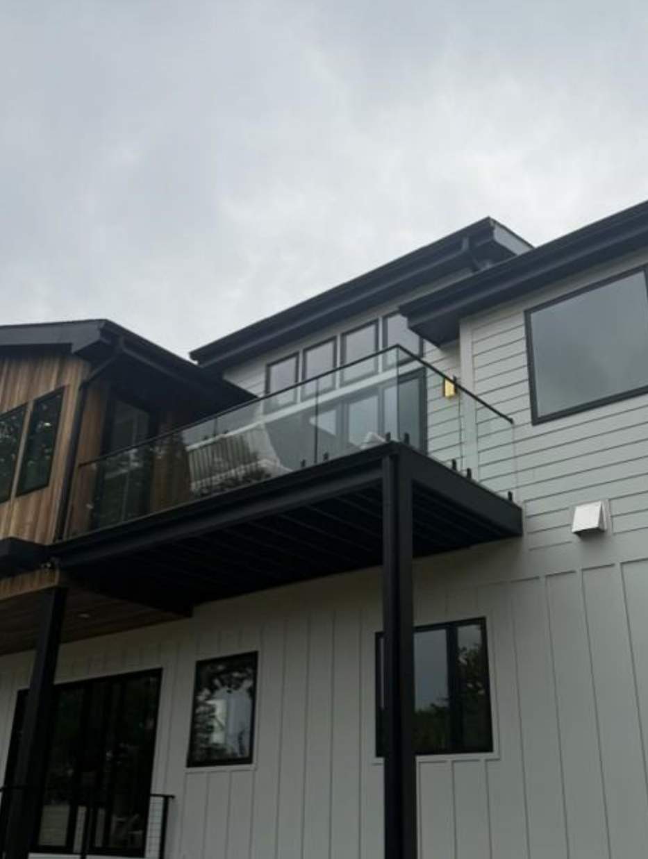 Metal Balcony Railing Installation in Kensington by Capitol Iron Works