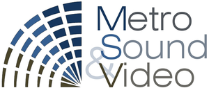 Logo for Metro Sound and Video
