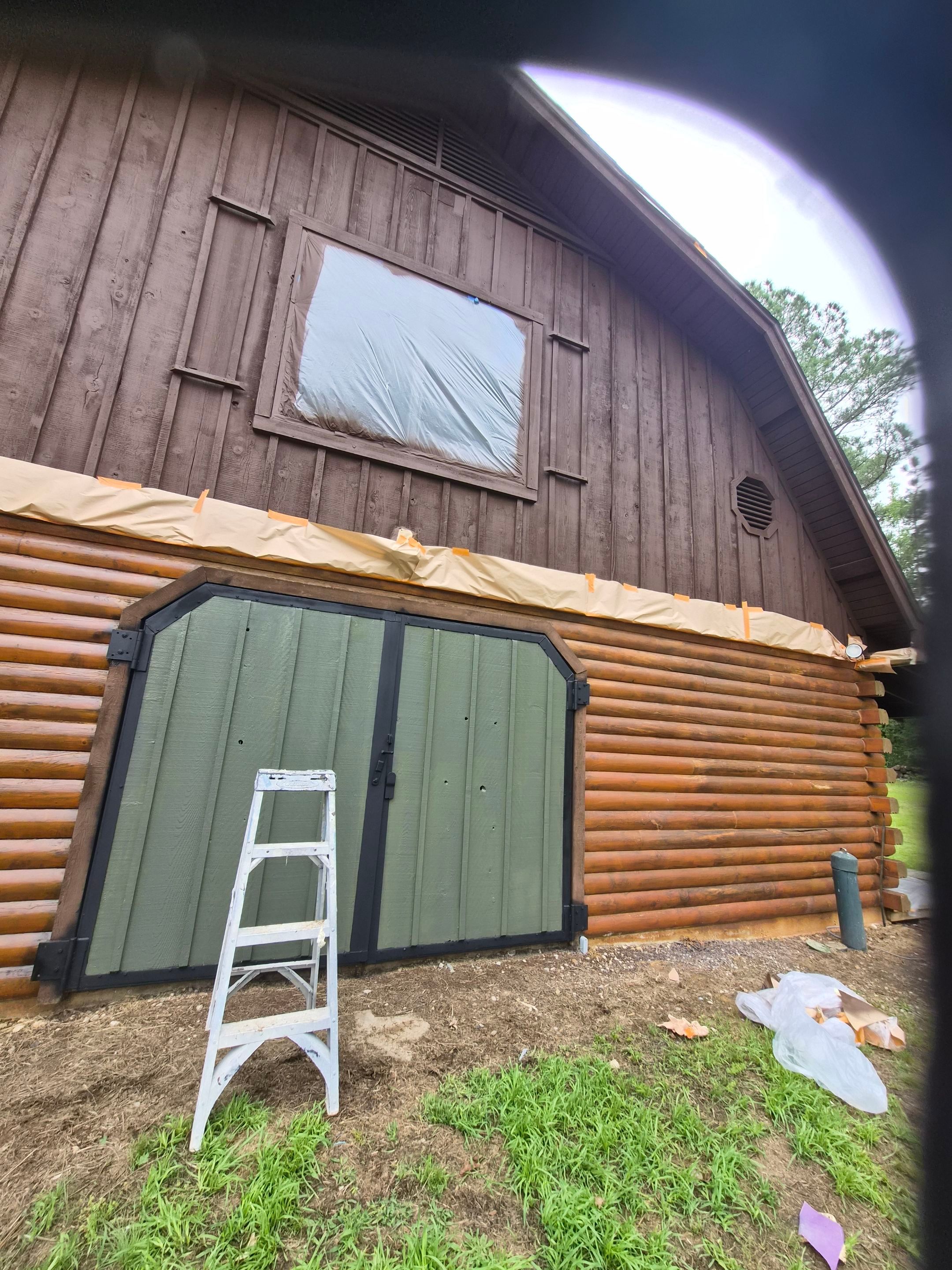 A Complete Exterior Refresh for a Custom Log Home & Property in Alba, Texas by Quality Coats Painting