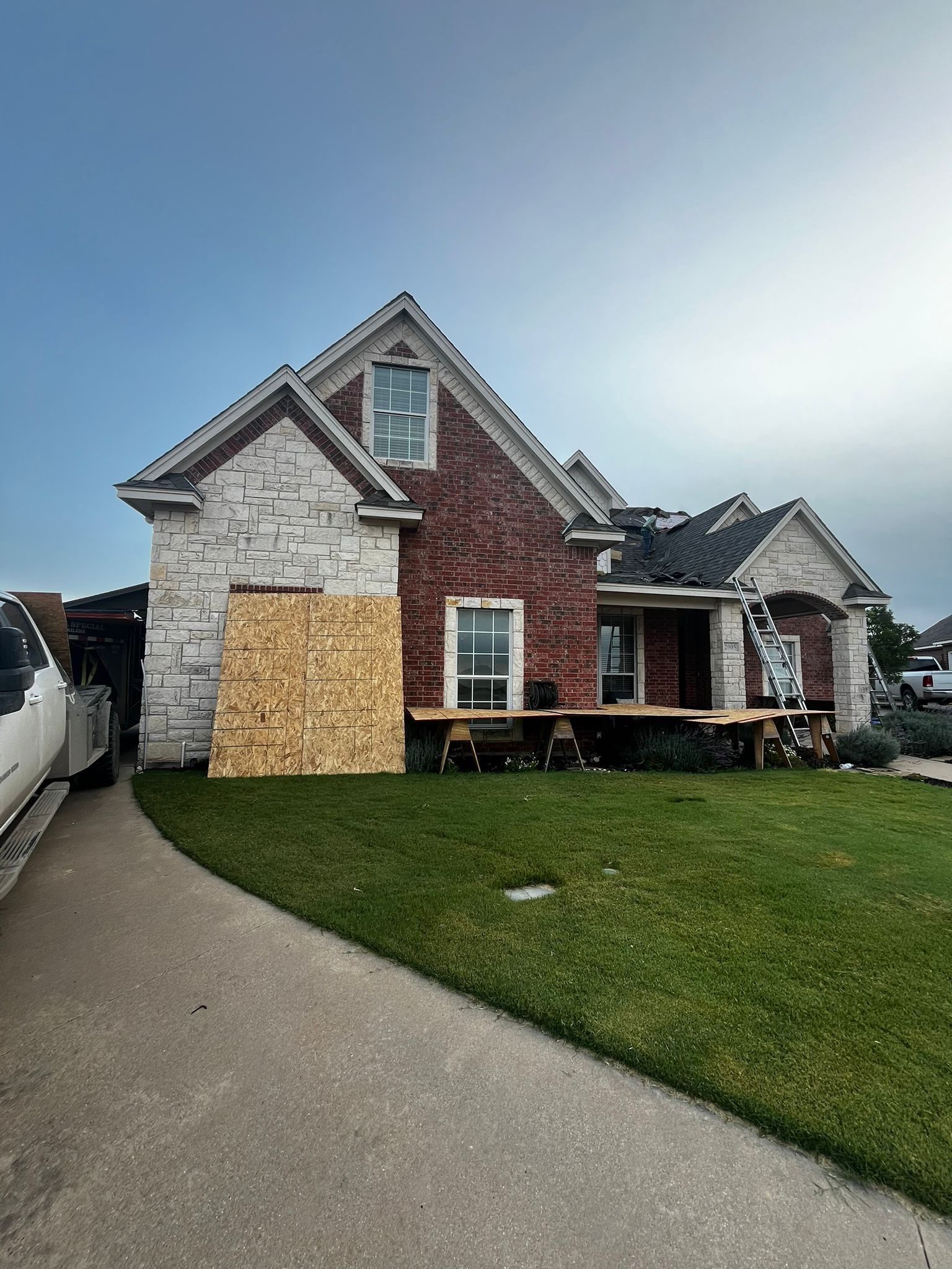 Project in Cleburne by Lonestar Roofing and Restoration LLC.