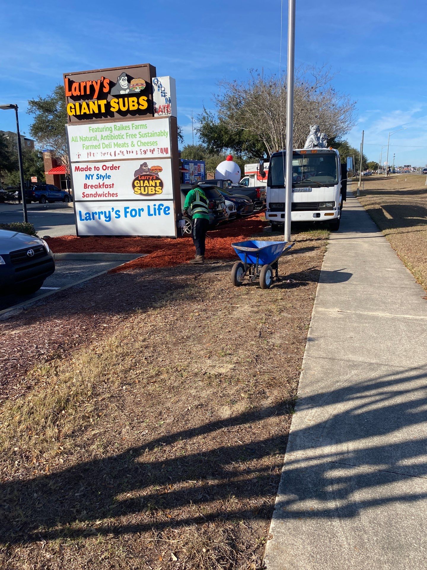 Larry’s Giant Subs | Rock & Mulch by ProGreen Services