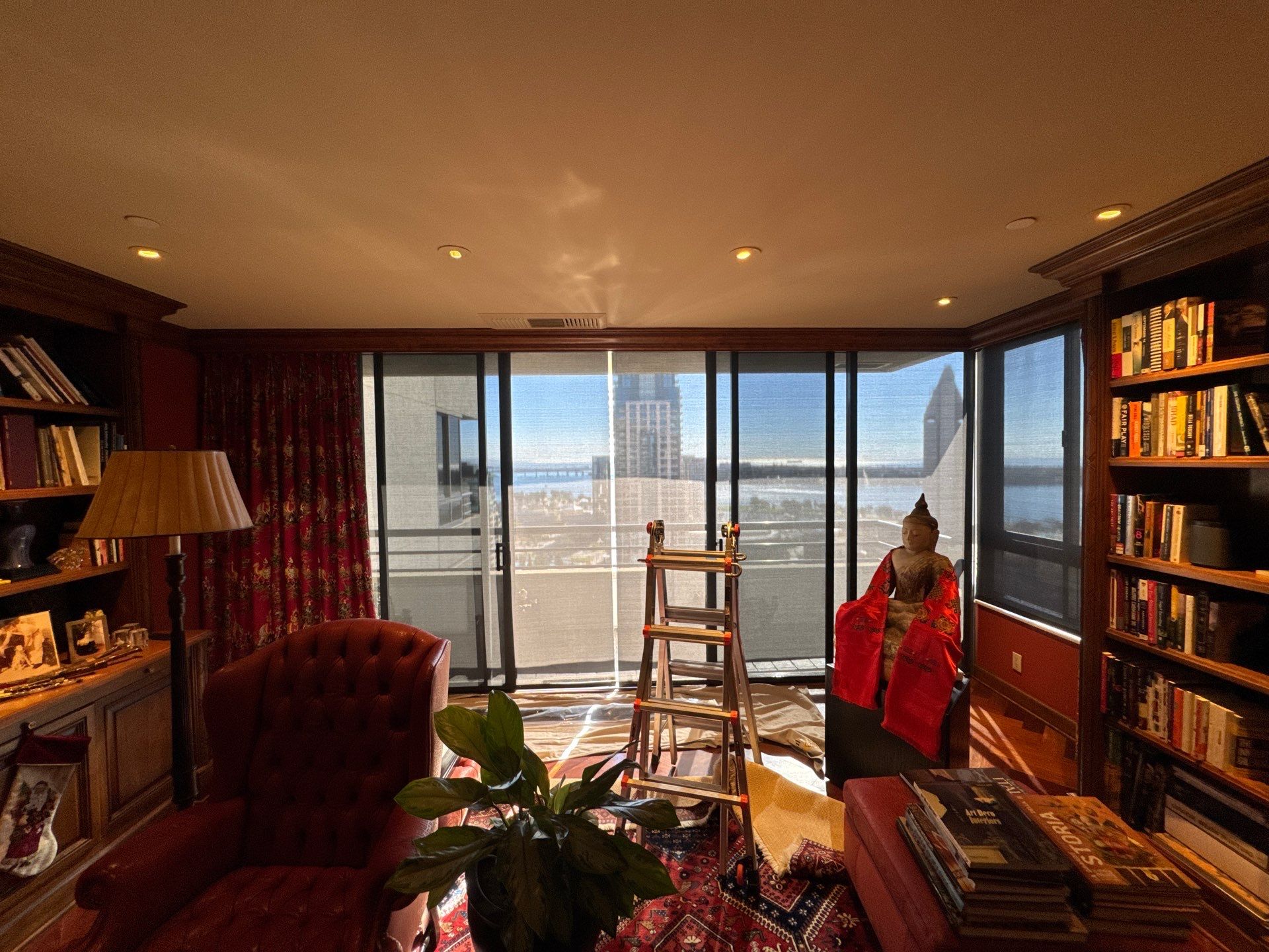 San Diego Downtown High Rise Screen Shades by Q Blinds