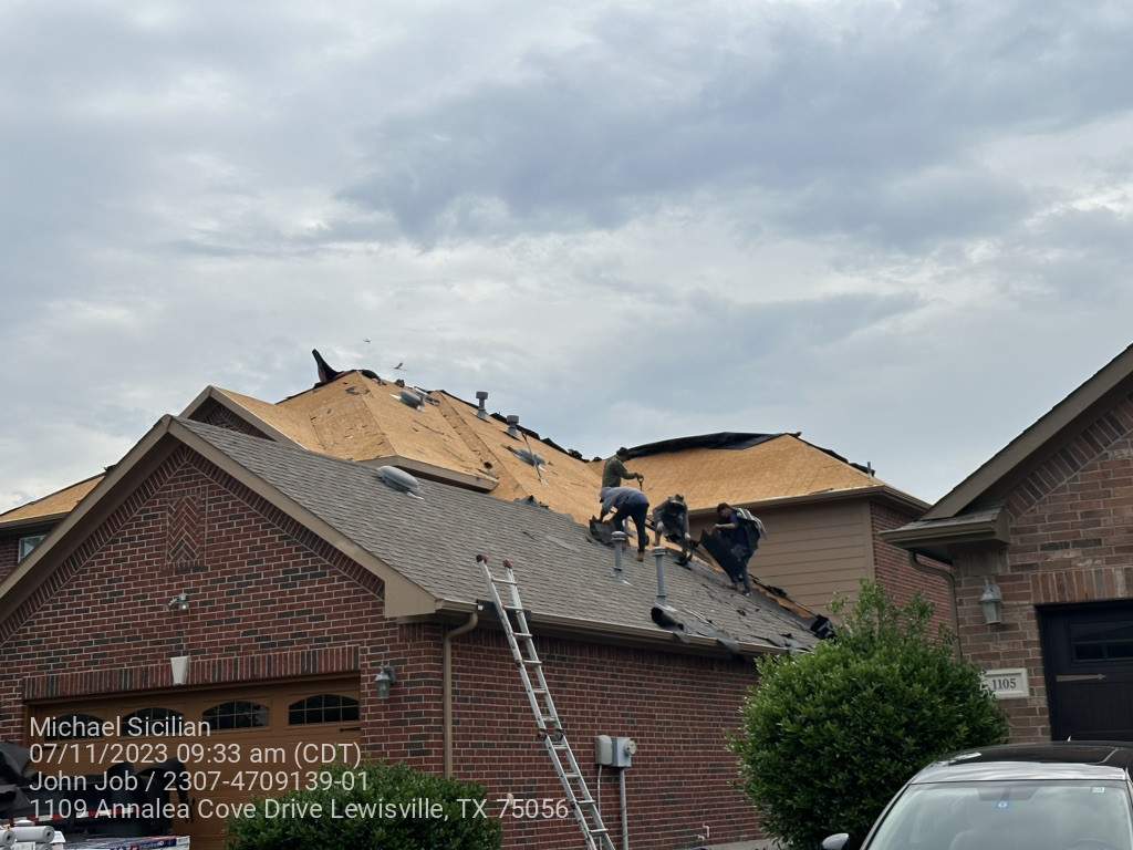 Project in Lewisville by Zeus Exteriors