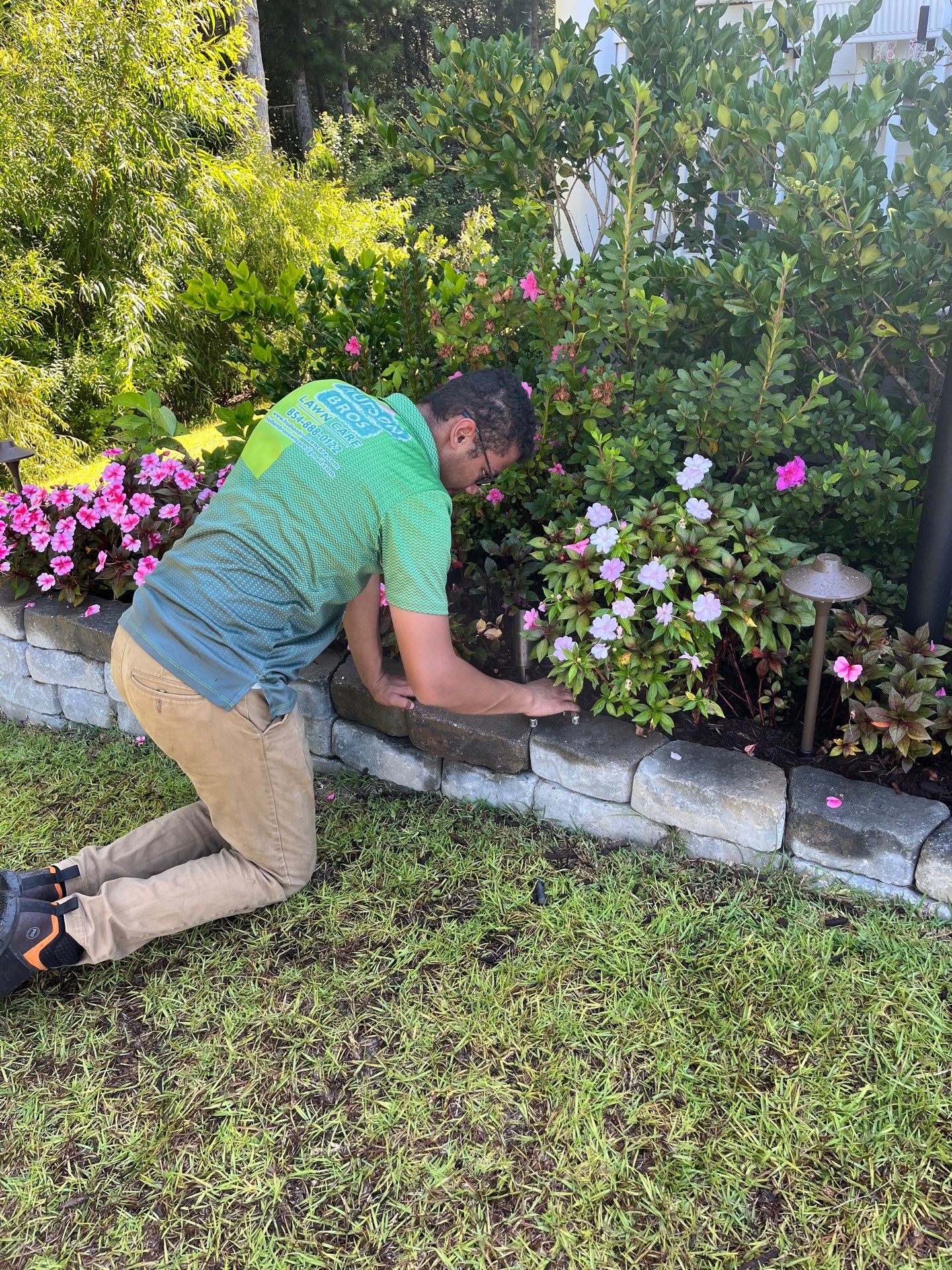 Landscape Lighting Project in Summerville by Hudson Bros Lawn Care LLC