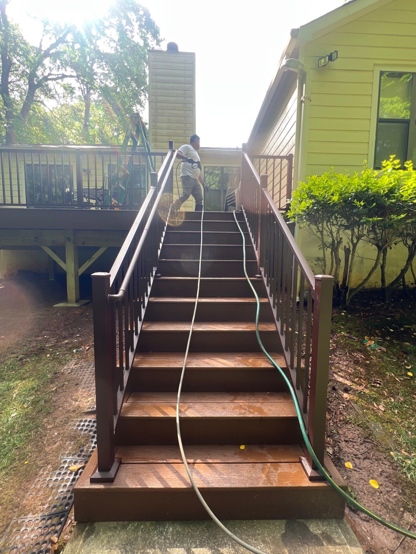 Complete Deck Reconstruction and Railing Upgrade in Alpharetta, Georgia by Swift Home Renovations 