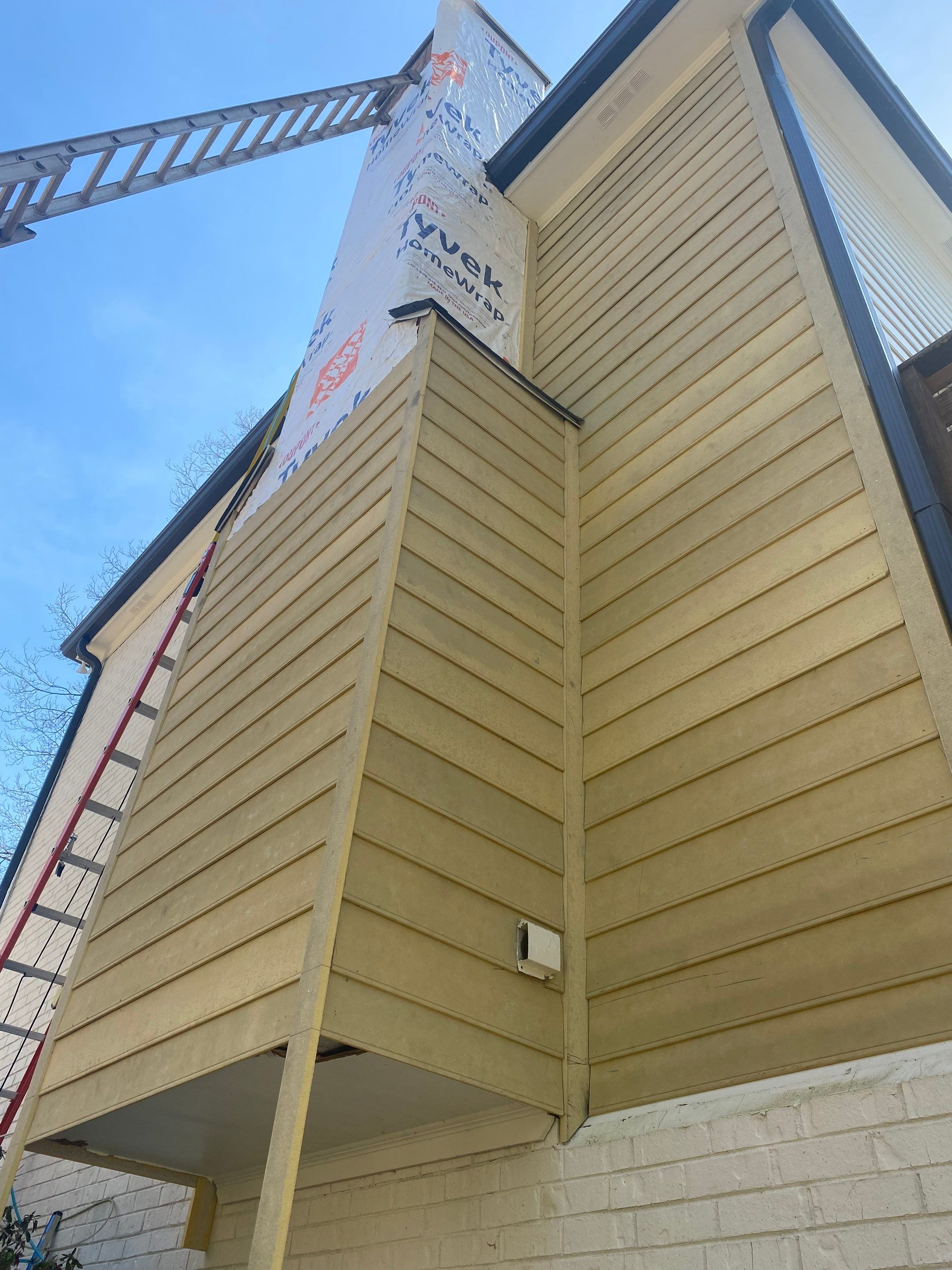 Chimney Chase Siding Repair and Weatherproofing in Roswell by Swift Home Renovations