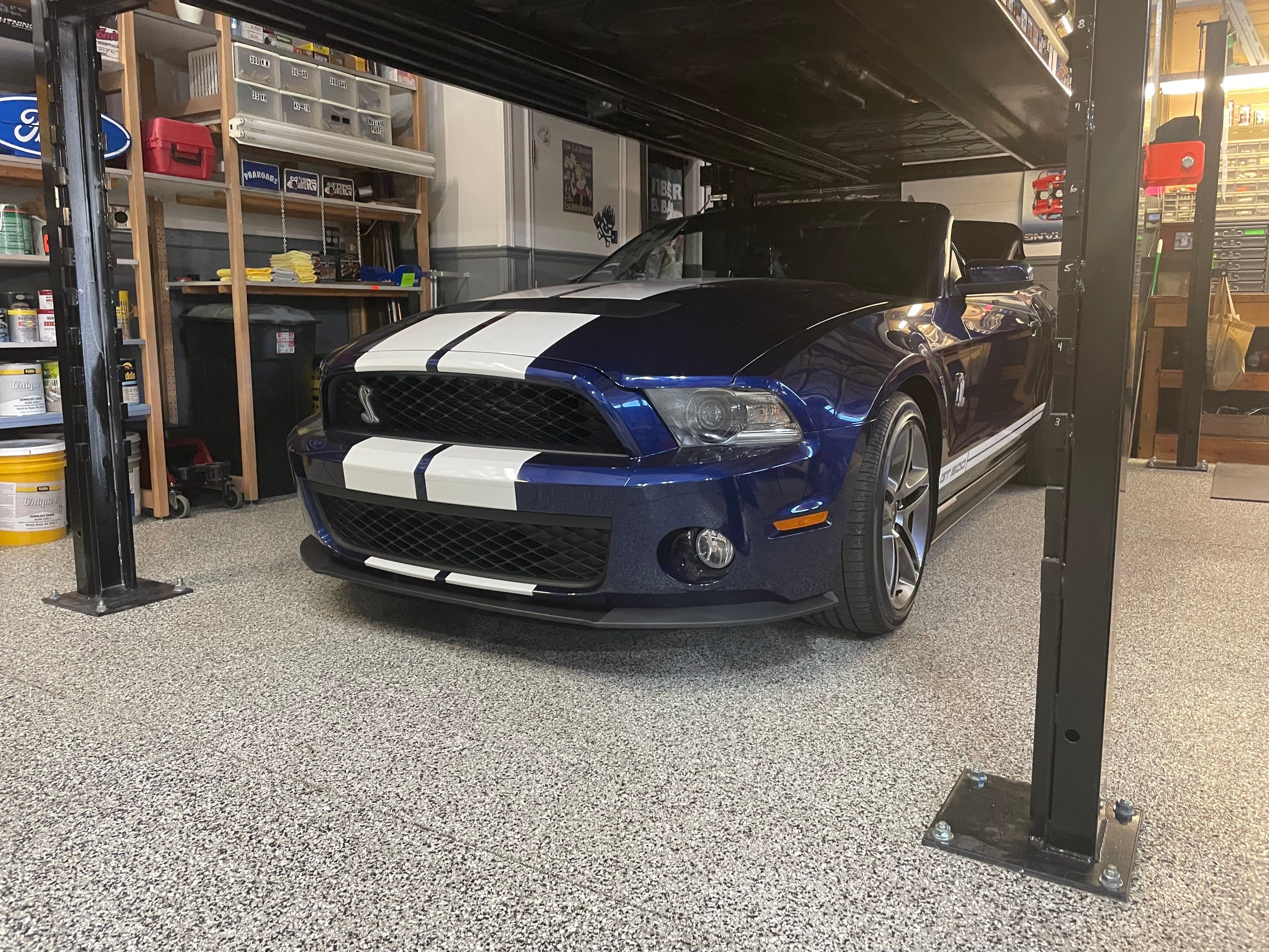 Garage Transformation using Slate Stone by Croc Coatings, LLC