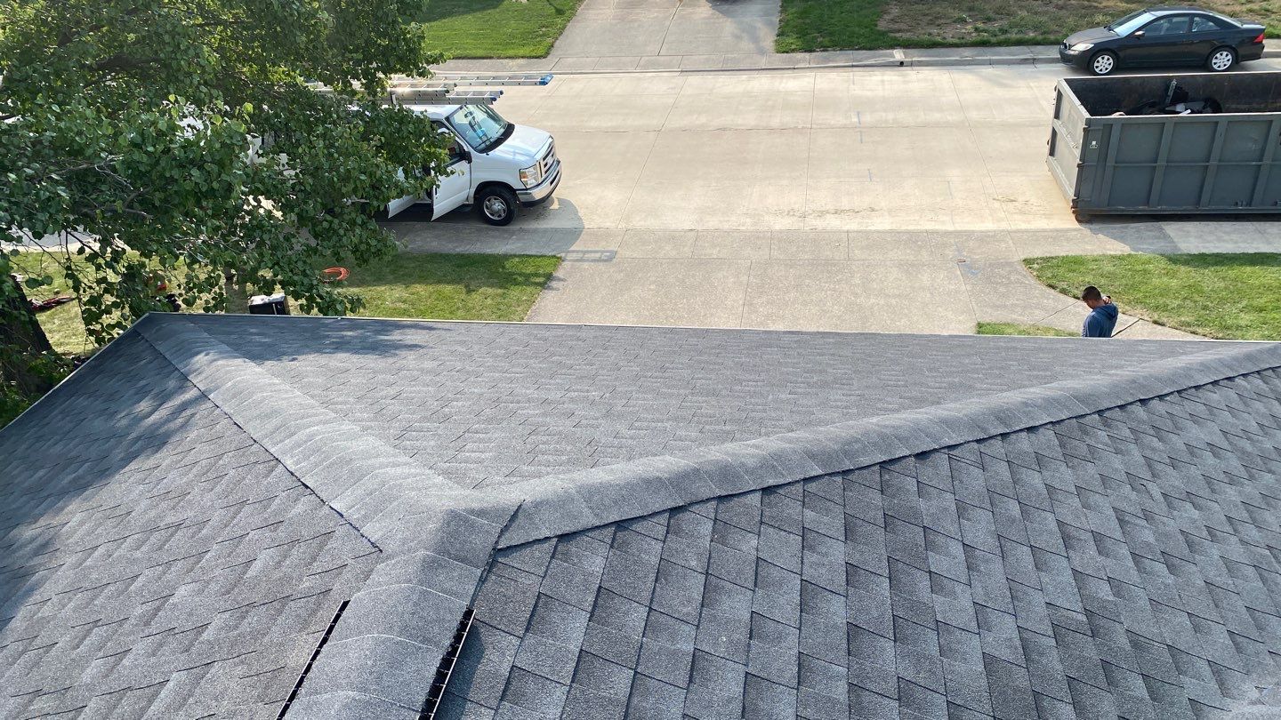 Residential Roofing Installation using GAF Timberline HDZ Charcoal by Nitro Roofing and Construction