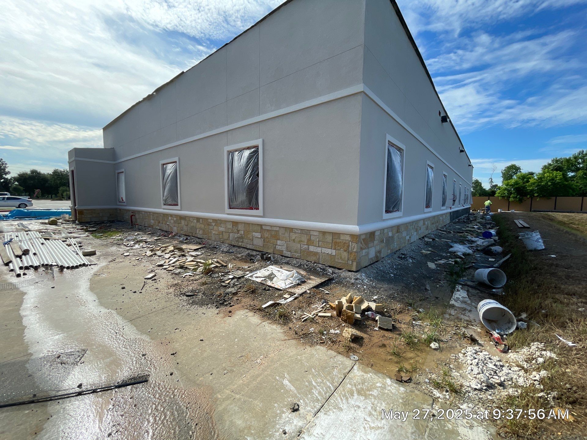 Cypress Commercial Blend: Stucco and Thin Stone by Apex by Apex Conventional Stucco Llc