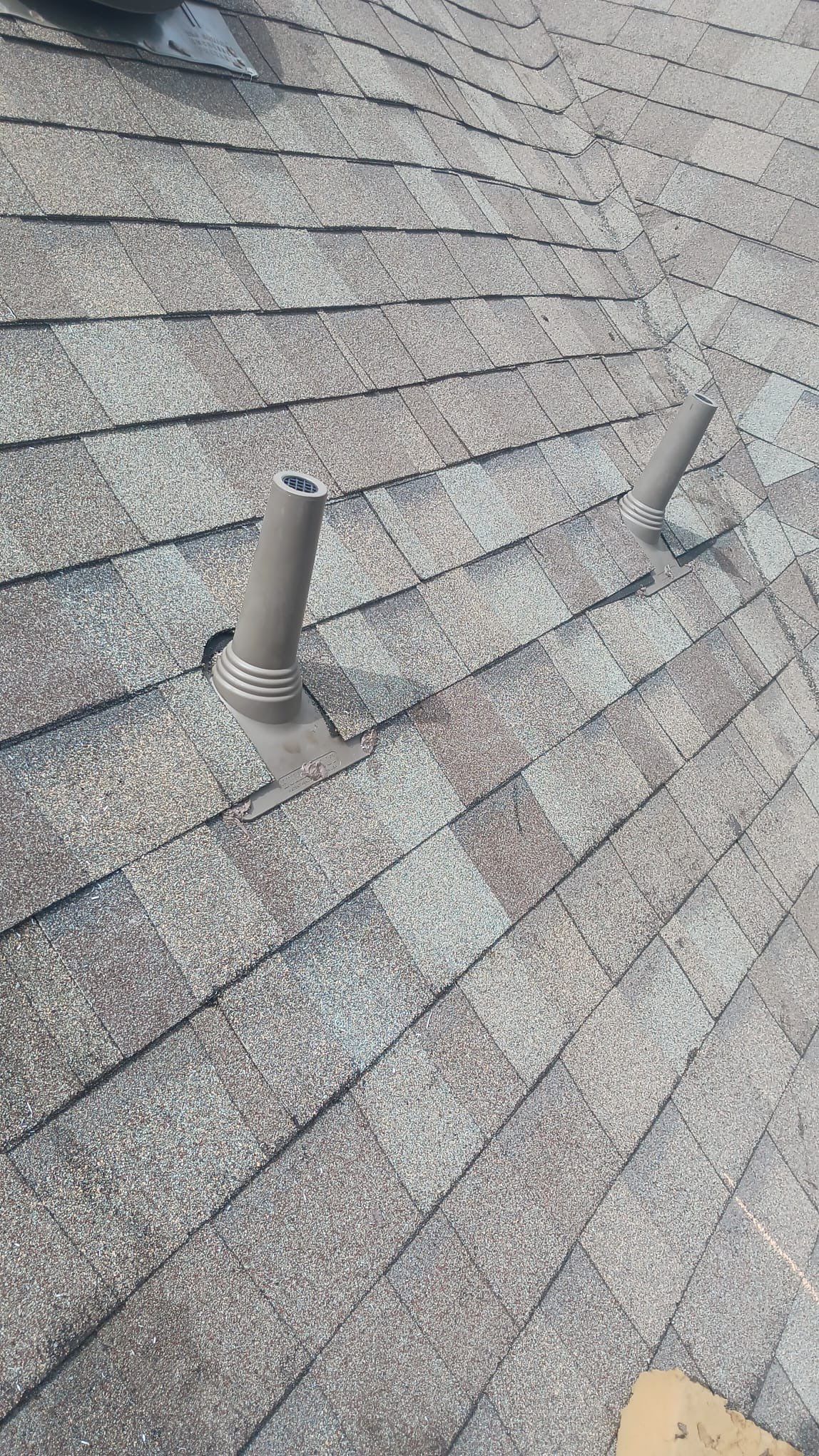 Hail Damage using Owen's Corning Duration (Lifetime) Shingles by Roof Repair Company