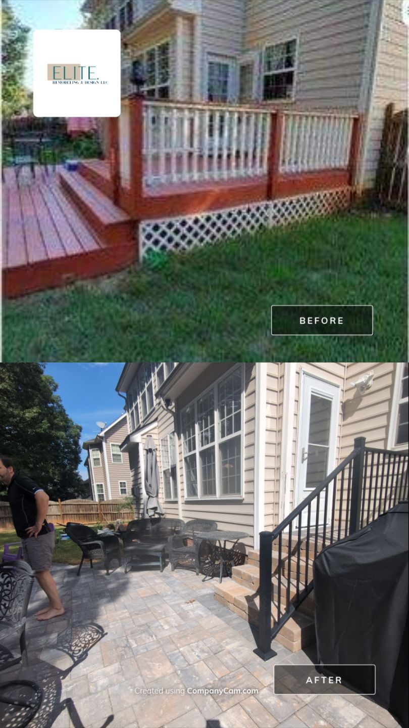 From Rotted to Remarkable: A Stunning Holly Springs Patio Transformation by Elite Remodeling and Design LLC