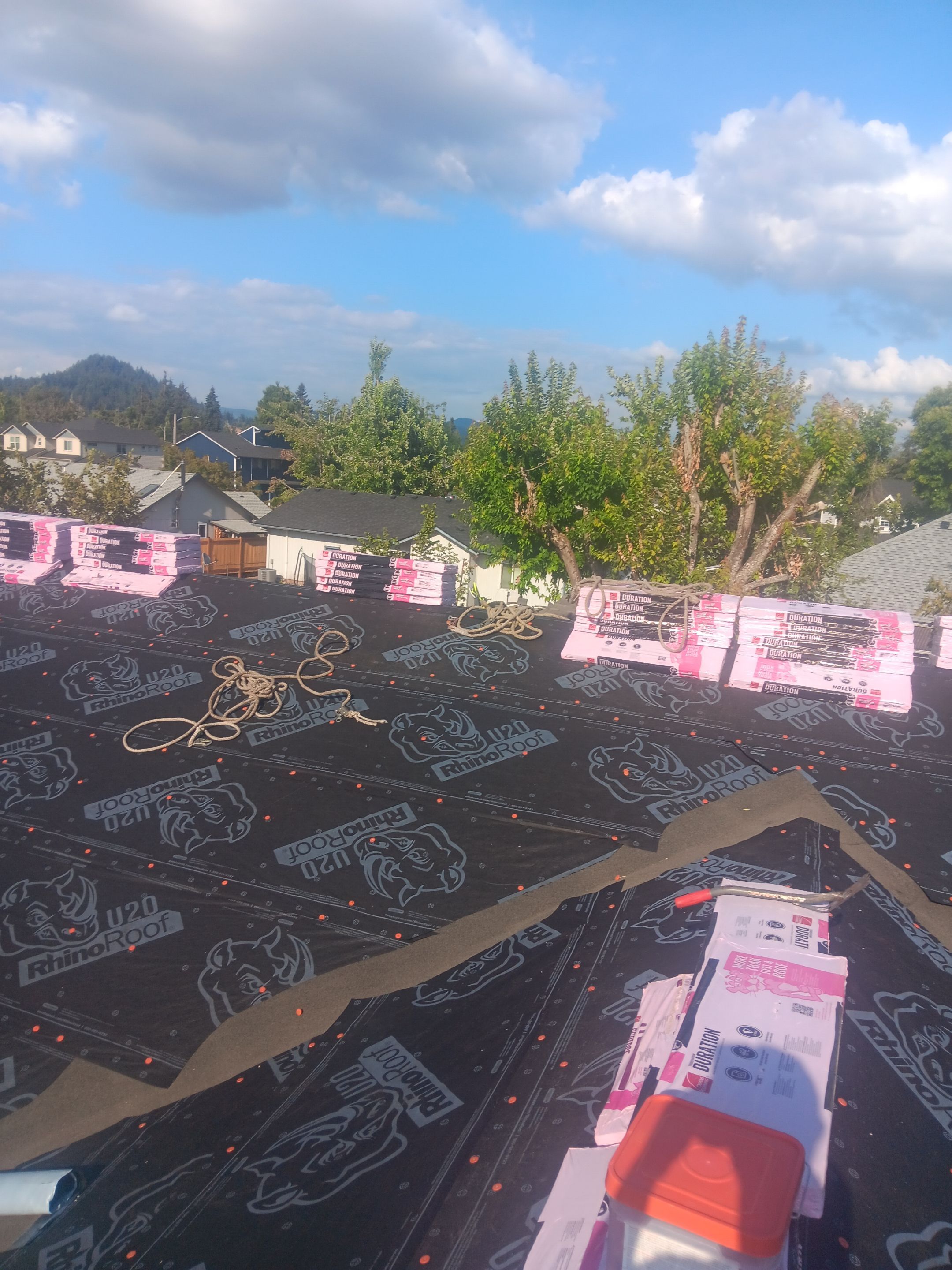 Residential Reroof using Owens Corning Duration Shingles in Sierra Gray. by BEST Roofing & Waterproofing