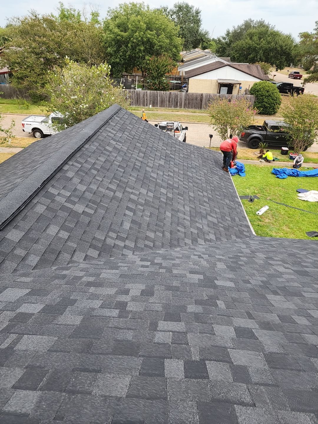 Residential Roofing Installation using Owen's Corning Duration (Lifetime) Shingles by Roof Repair Company