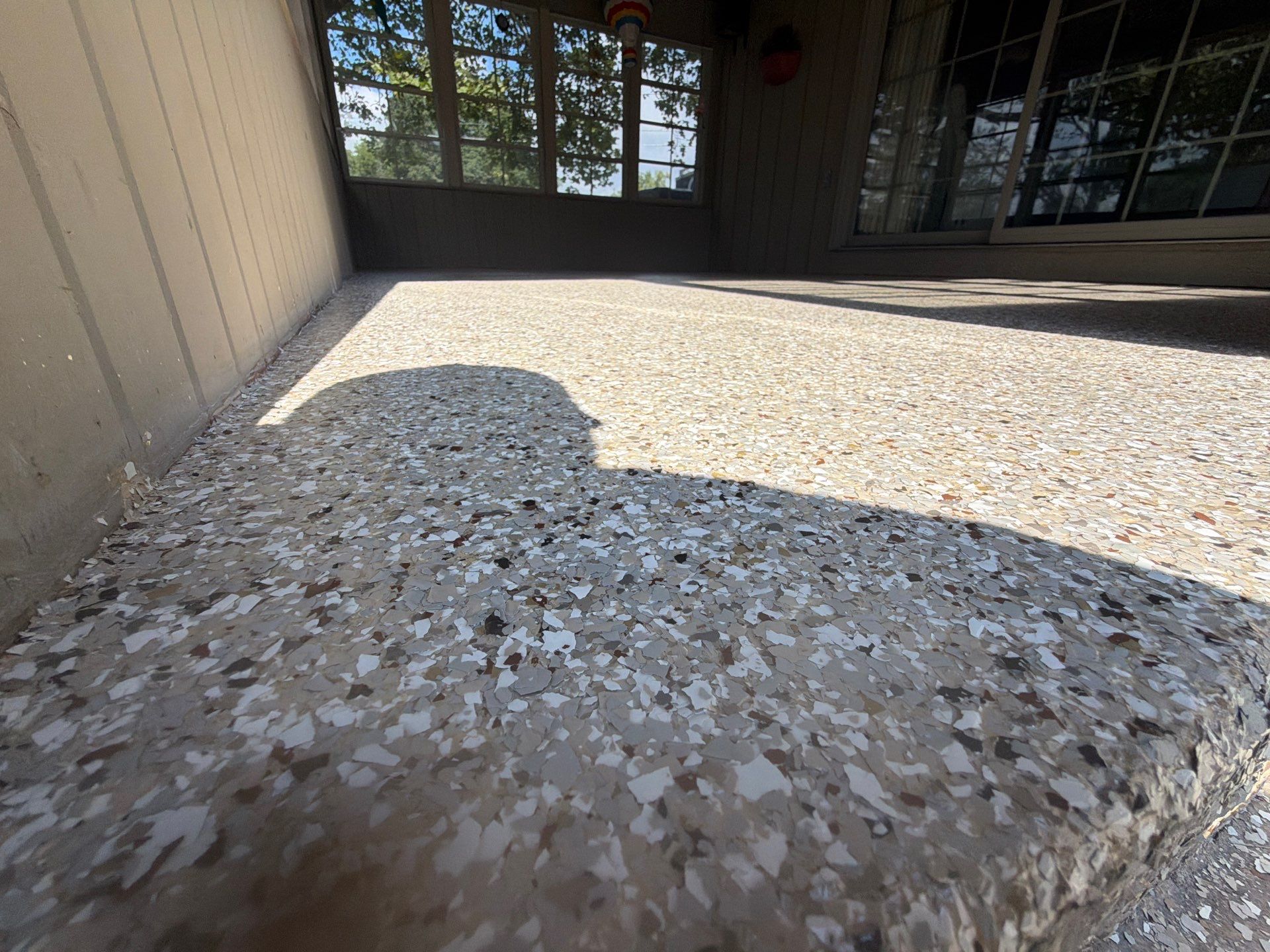 Epoxy Flake Floor installation in Grand Rapids Michigan! by Gordon Painting