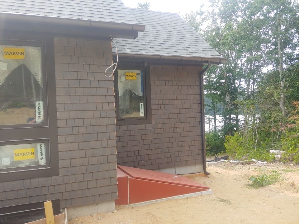 Gutter Installation using Half Round Aluminum Gutter in Brewster, MA by Gutter Pro Enterprises