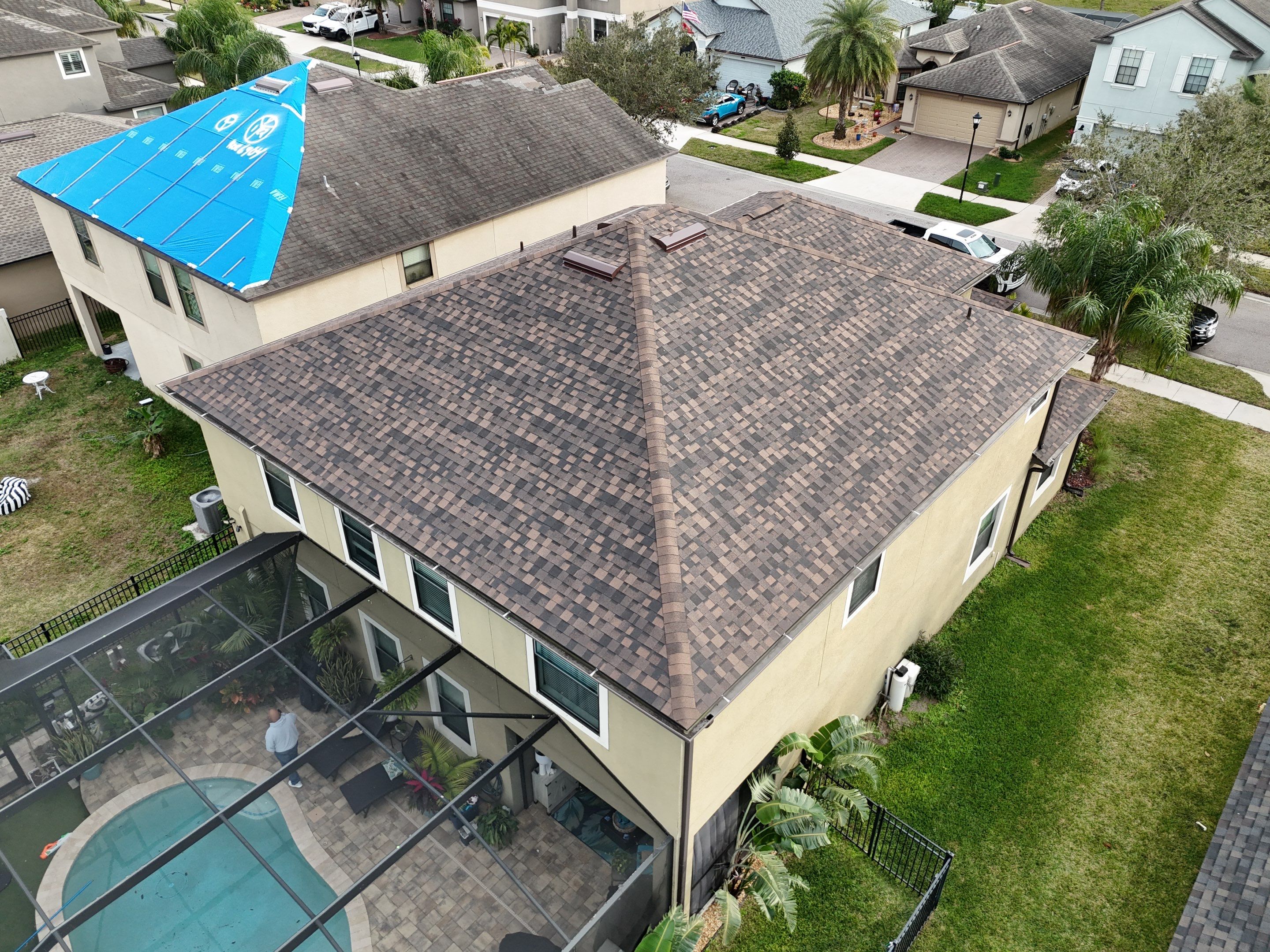 Roof Replacement in Ruskin FL. by Steadfast Roofing 
