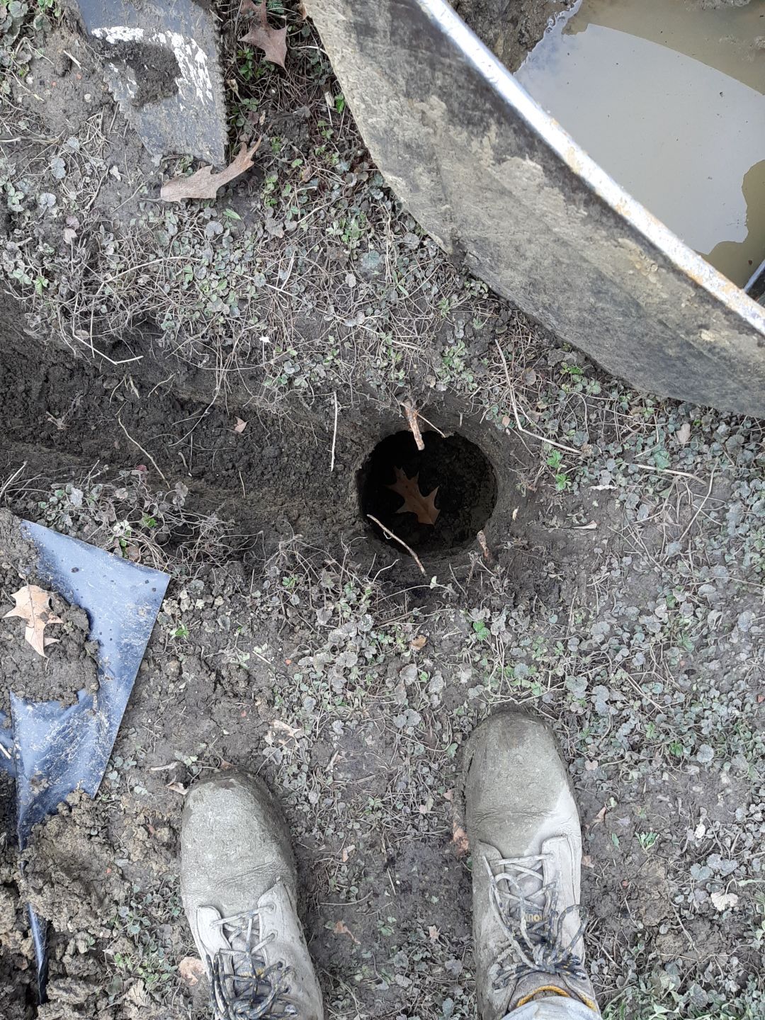 Basement Wall Rebuild with Exterior Waterproofing by Toledo Basement Repair