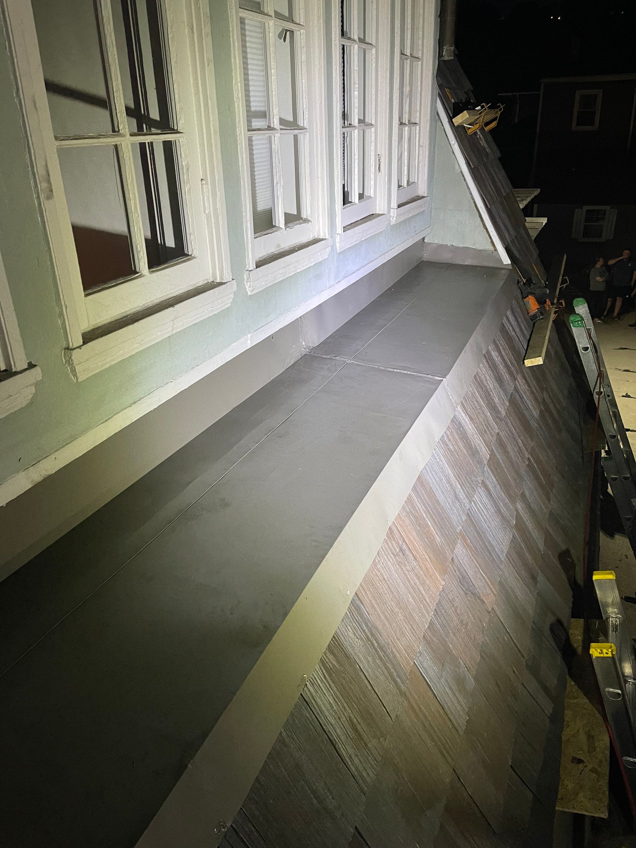 Slate removal/Cedar Shake replacement by Storm Contracting 