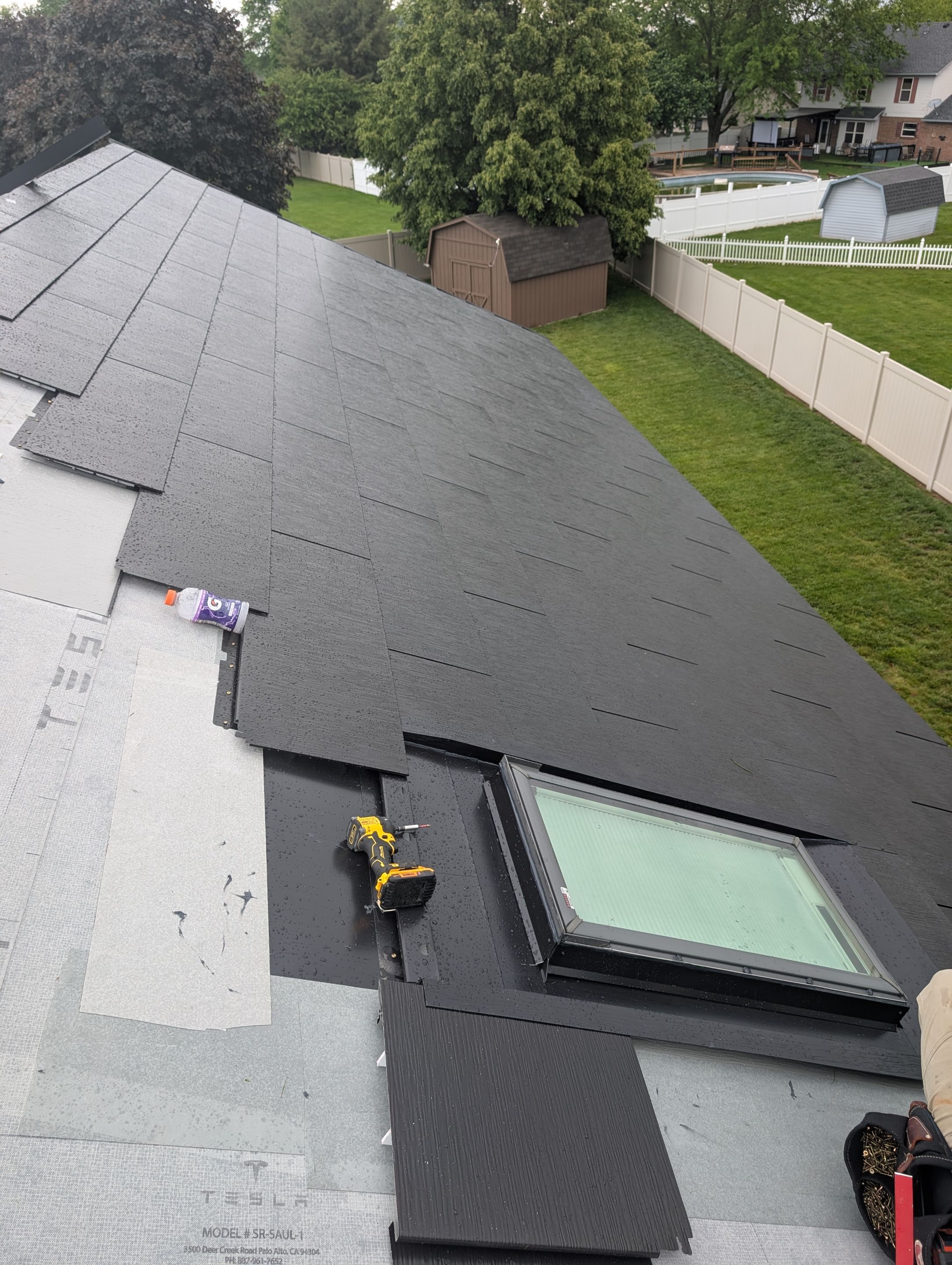 Tesla Solar Roof in Fairborn by Elevated Roofing and Siding