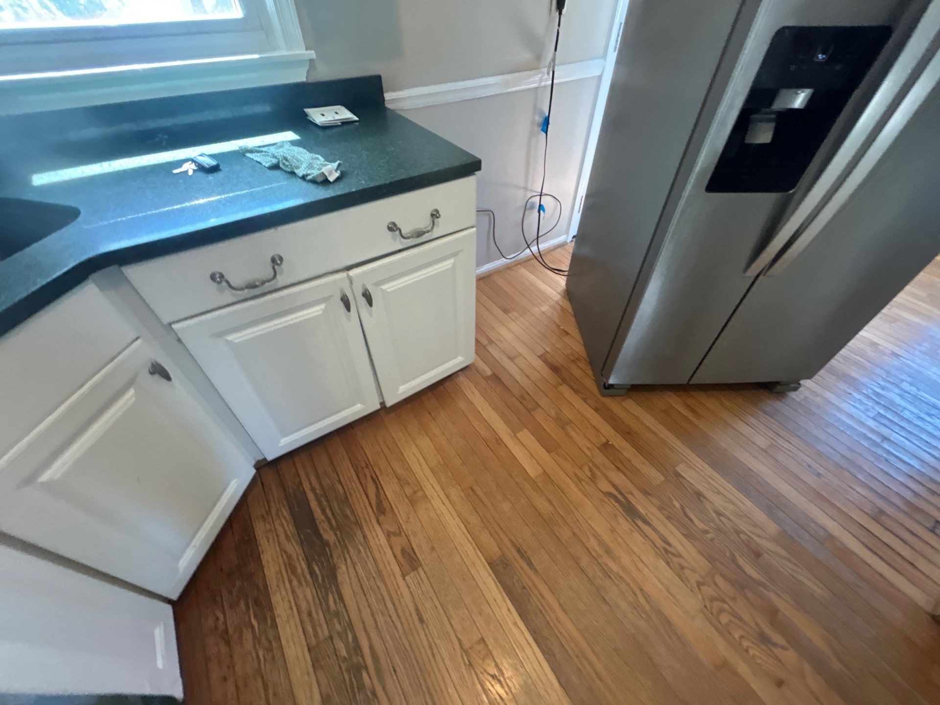 Hardwood Refinish Project in Crestwood by Footprints Floors Kentucky