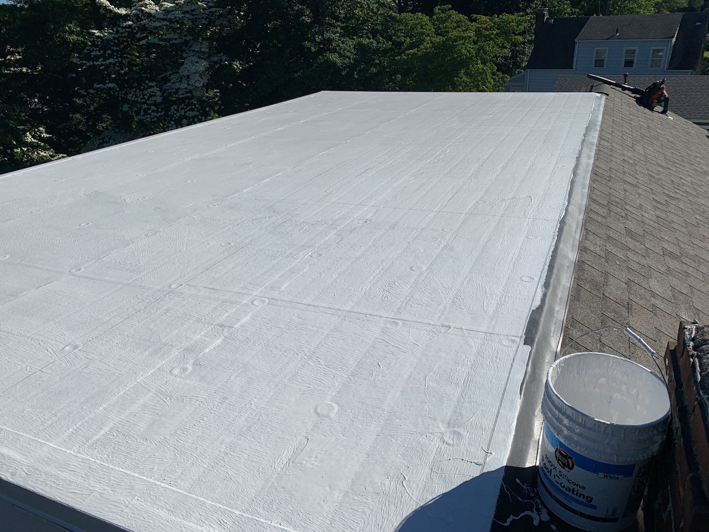 Residential Roofing Installation using Owens Corning Duration Driftwood by A Plus Exterior