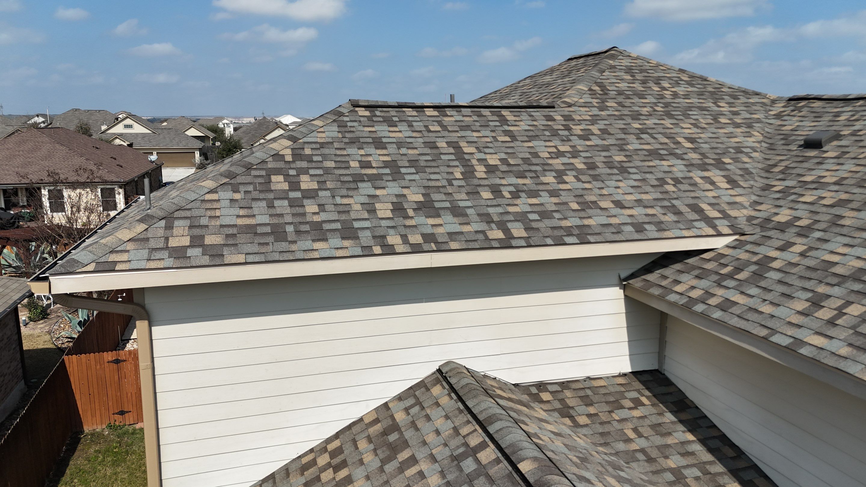 Residential Roofing Installation using IKO Dynasty Cornerstone WWD Class 3 Impact Resistant by Lightning Exteriors