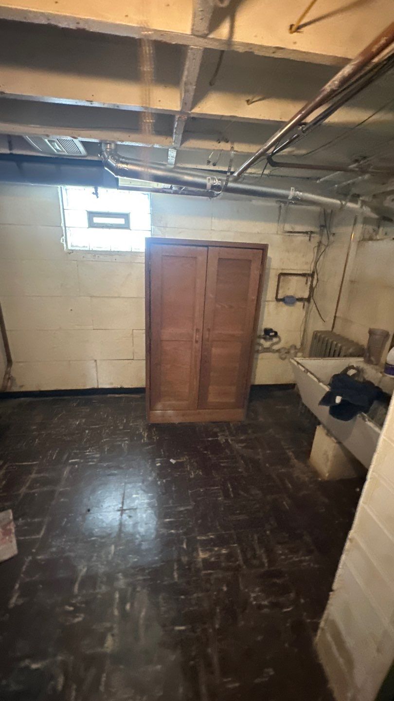 Gravel Basement Project in Leechburg by Floors in a Day, Inc