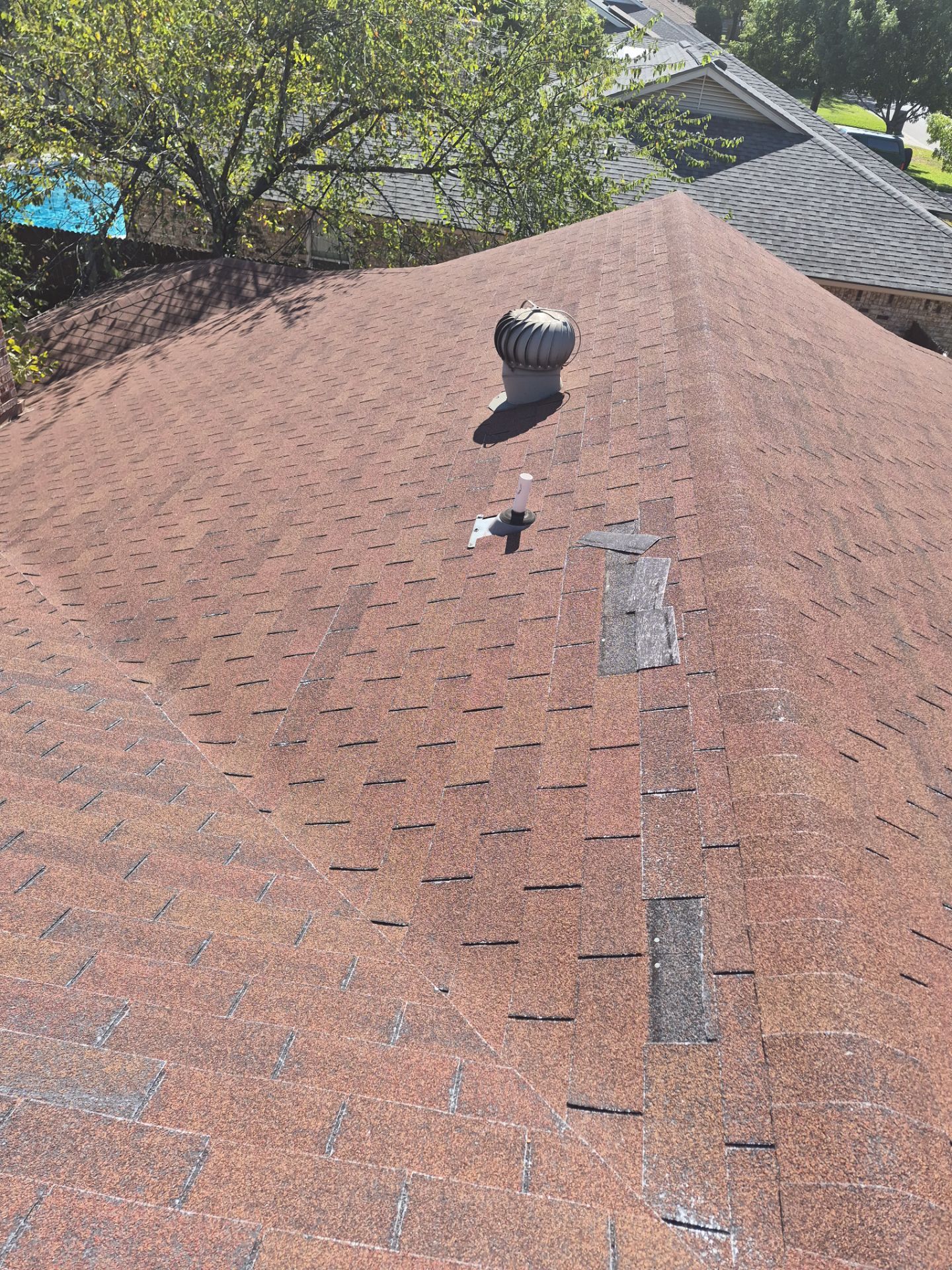 Residential Tarp Repair by Becker Roofing and Exteriors