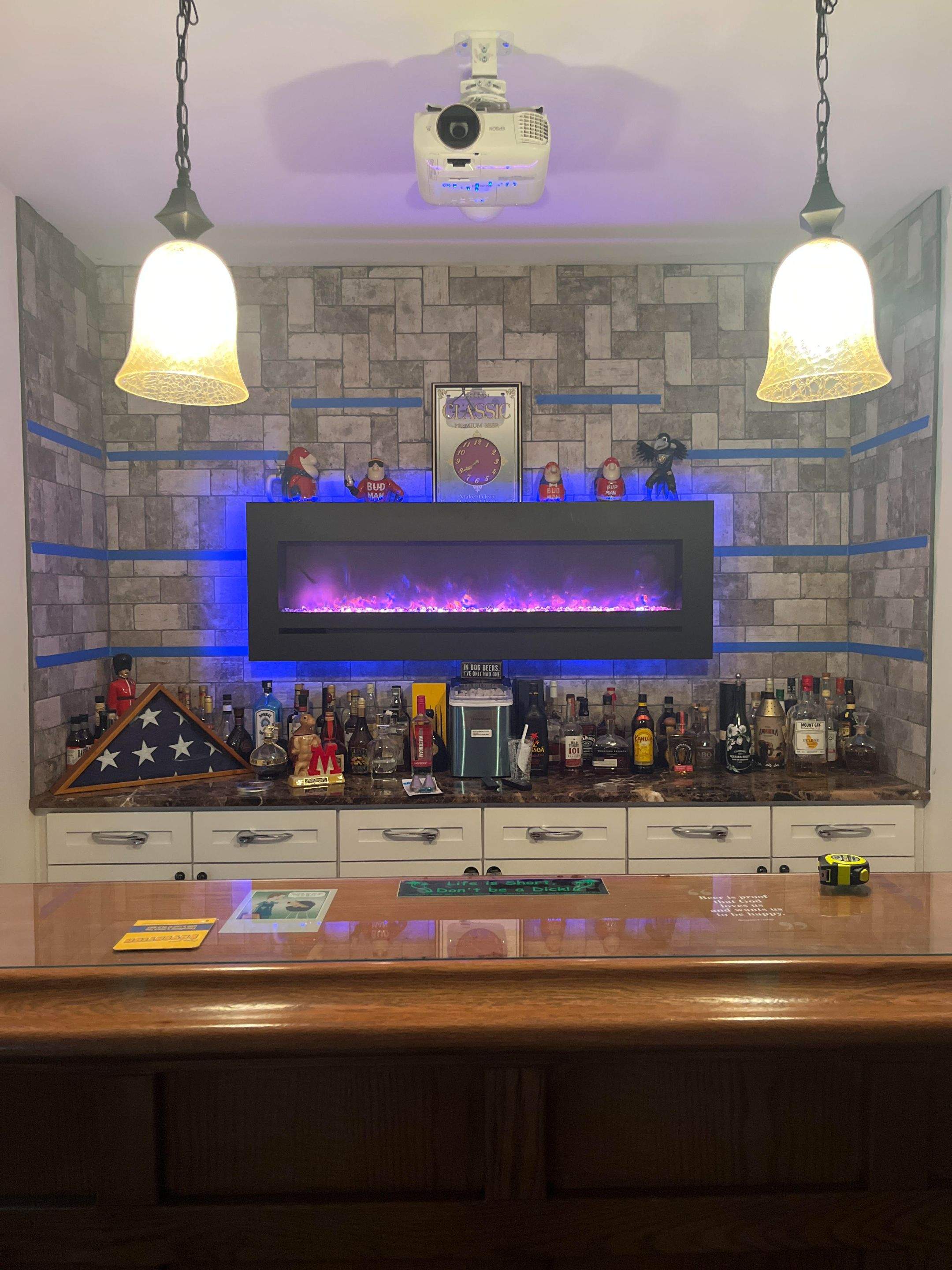 Glass Shelving Installation using 1/4 clear glass with glass brackets by BC Glass Repair 