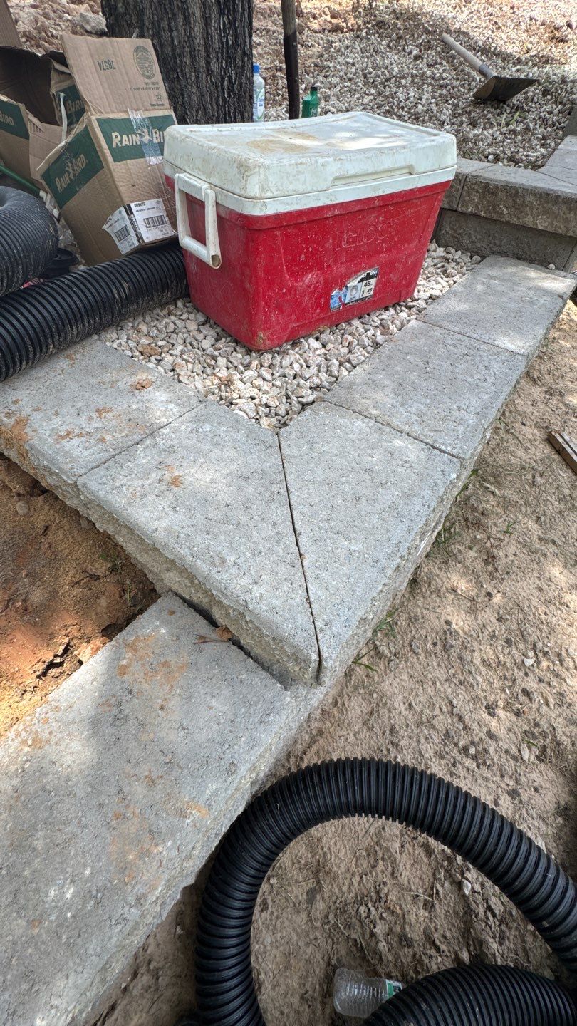 🏡 Duane’s Complete Retainer Wall & Hardscape Walkway by Texas Urban Elements