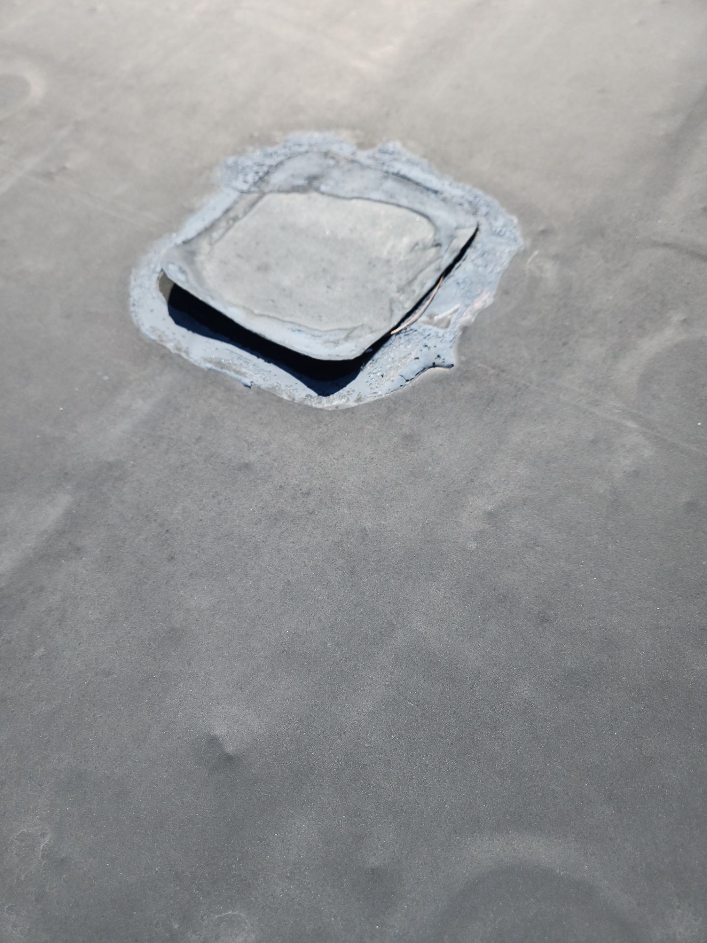 Commercial Roofing Repair using UniFlex Silicone Roof Coating on KinderCare Learning Center by 3 Daughters Construction 